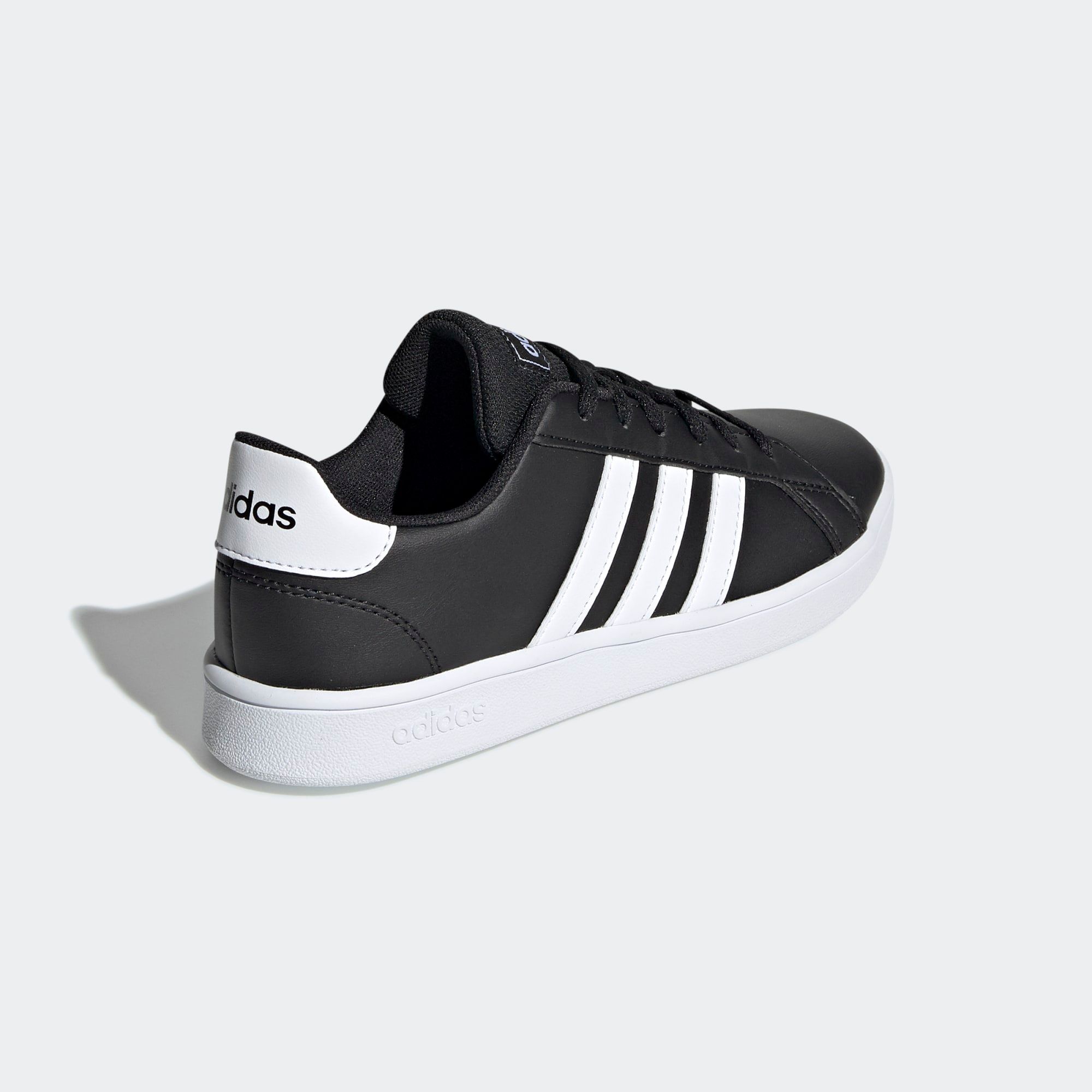 adidas Grand Court Kid - Black/White