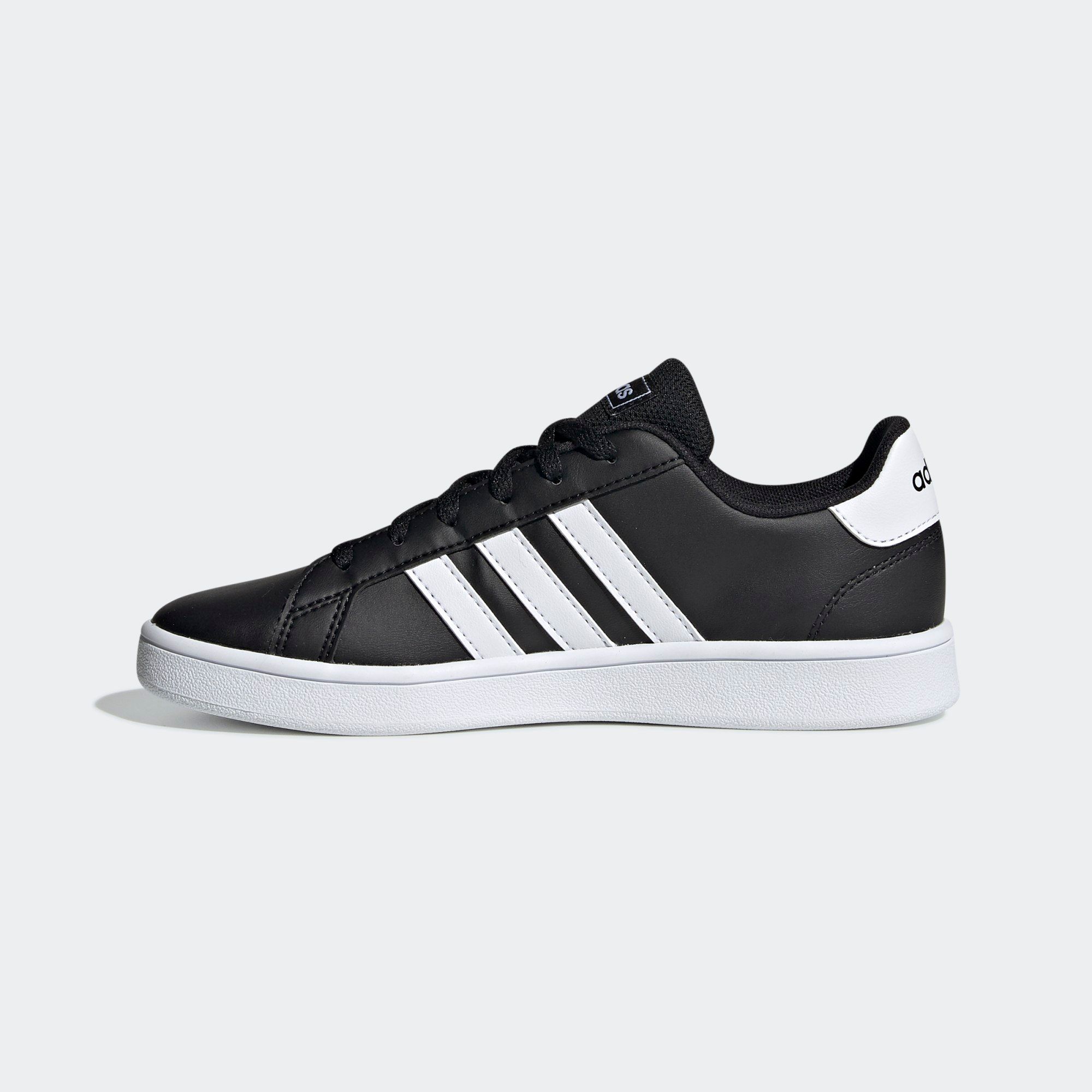 adidas Grand Court Kid - Black/White