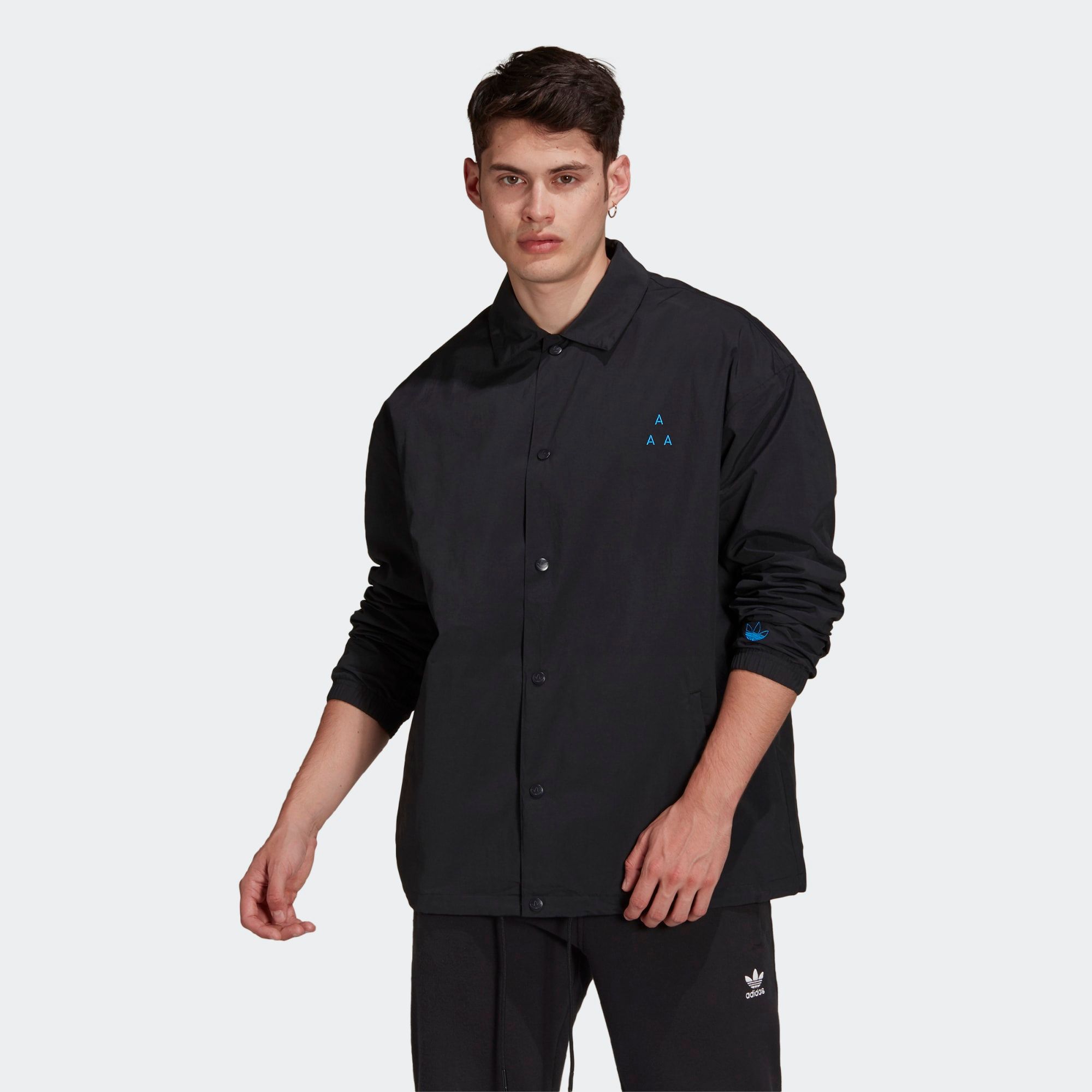  adidas Graphics Originals Attribute Coach Jacket - Black 