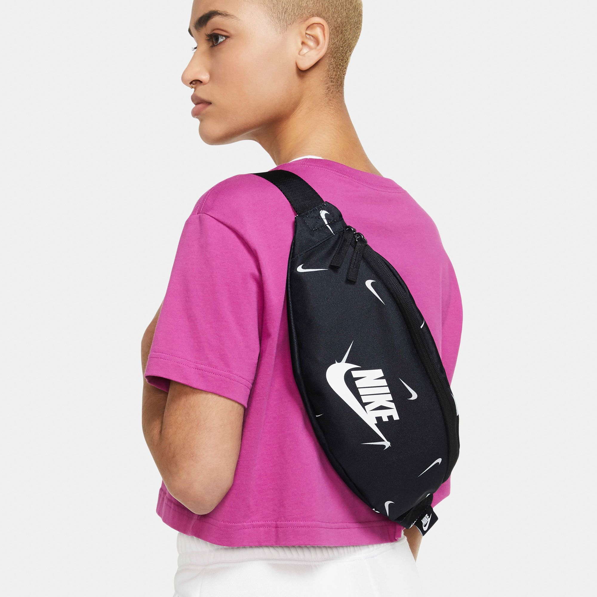 Nike Heritage Hip Pack - Black/Swoosh