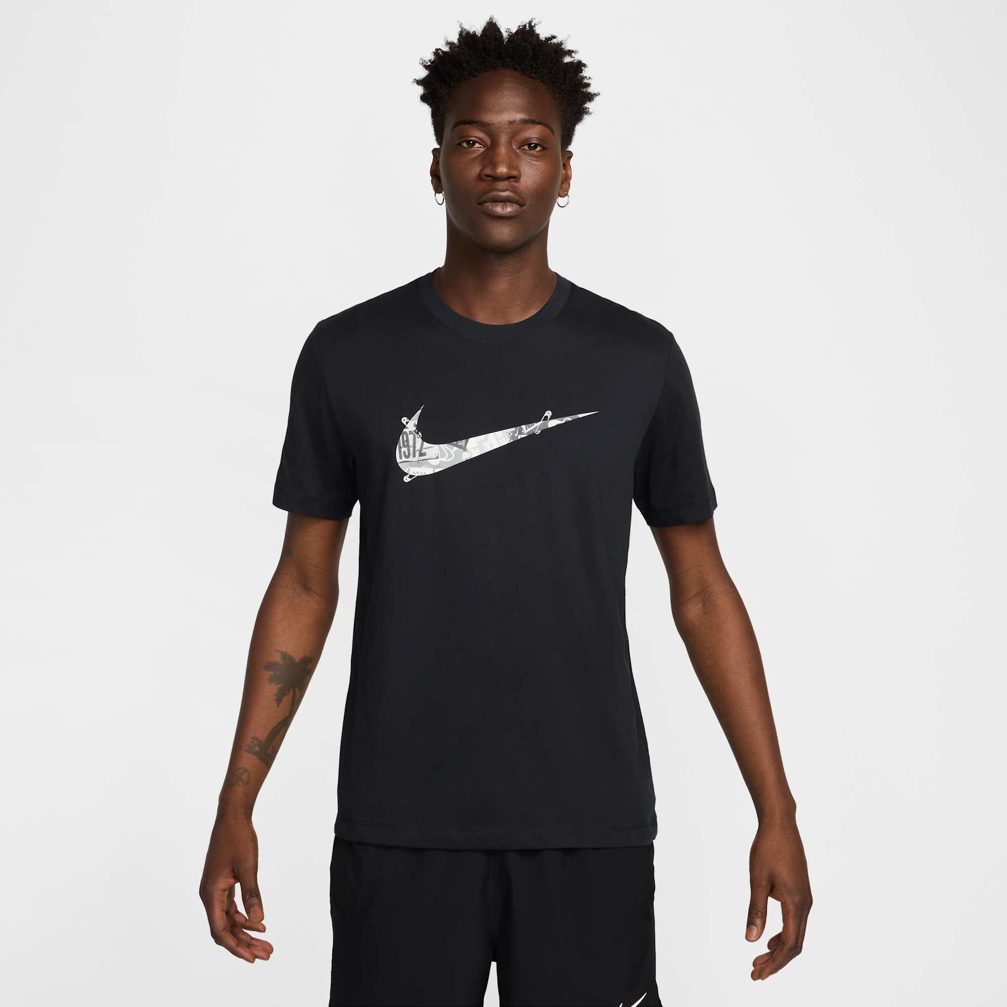 Nike Dri-FIT Running T-Shirt - Black