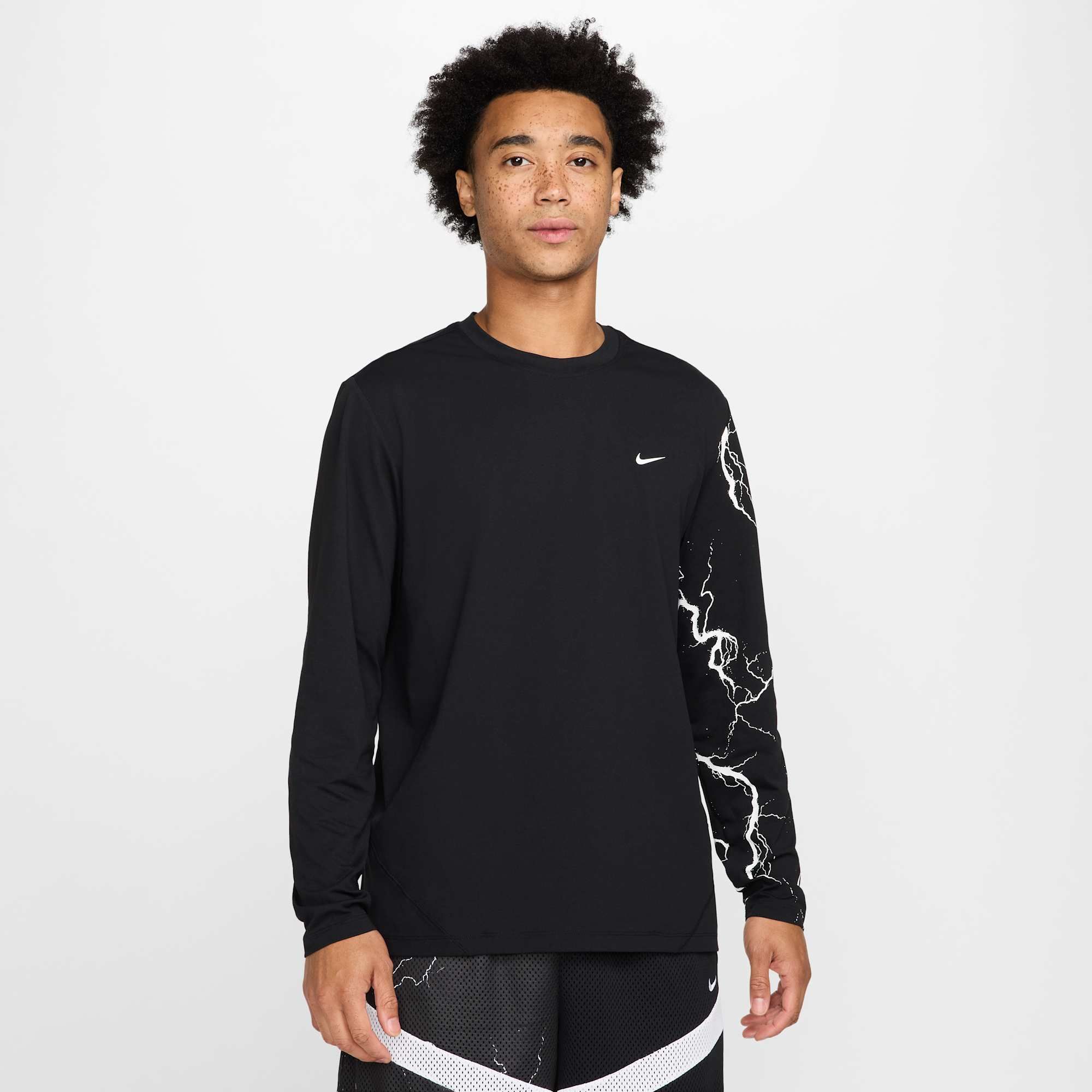 Nike DRI-FIT Ja Morant Basketball Long Sleeve T-Shirt - Black
