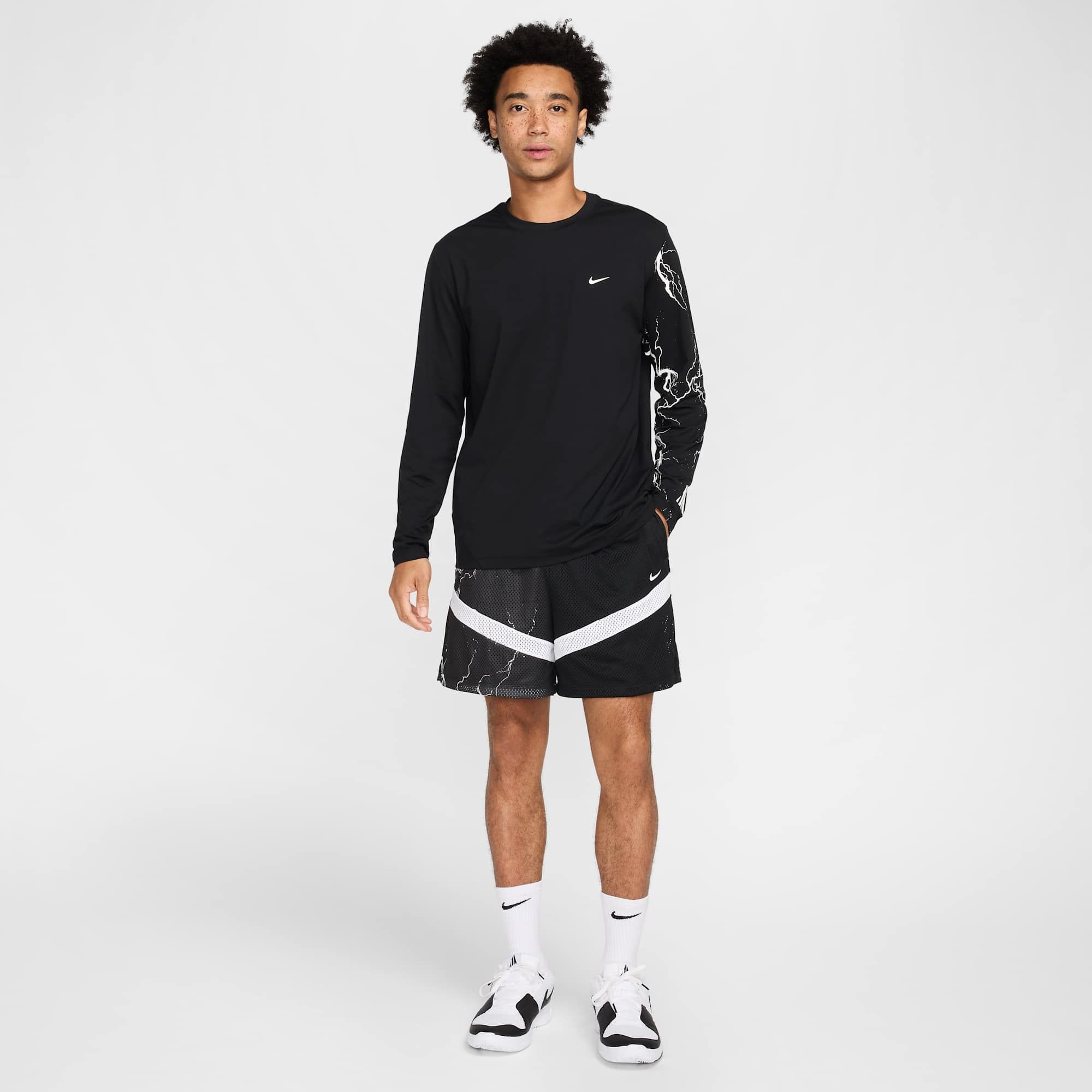 Nike DRI-FIT Ja Morant Basketball Long Sleeve T-Shirt - Black