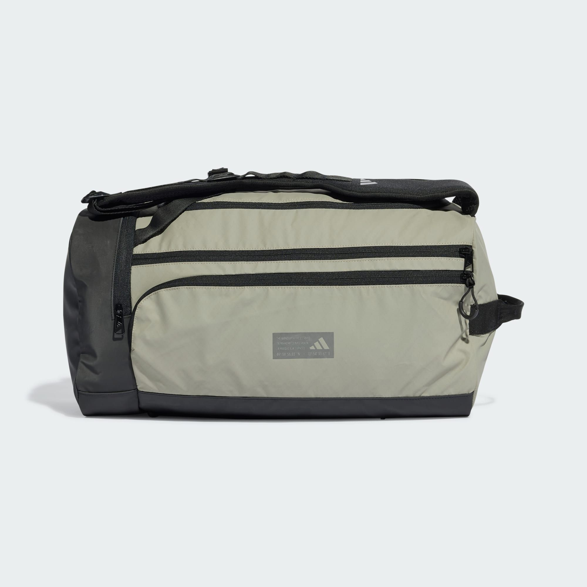  adidas Hybrid Duffel Bag - Silver Pebble 