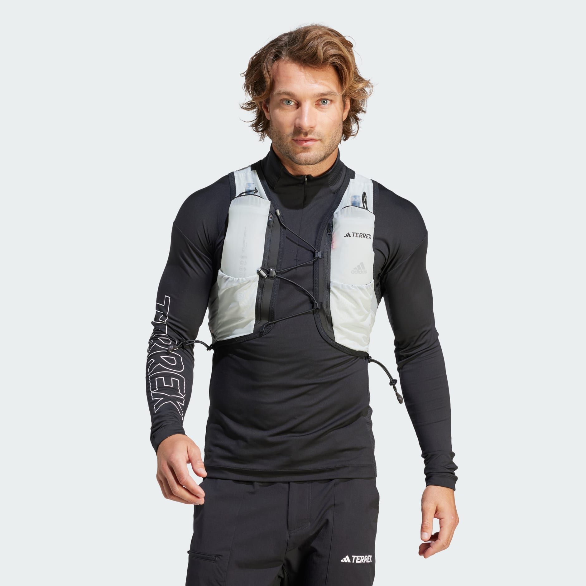 adidas Terrex 5-Liter AEROREADY Trail Running Vest - Wonder Silver