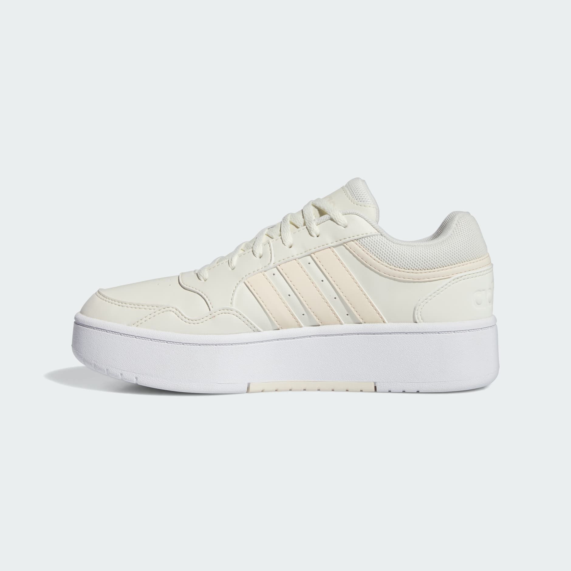  adidas Hoops 3.0 Bold - Ivory / Wonder White 