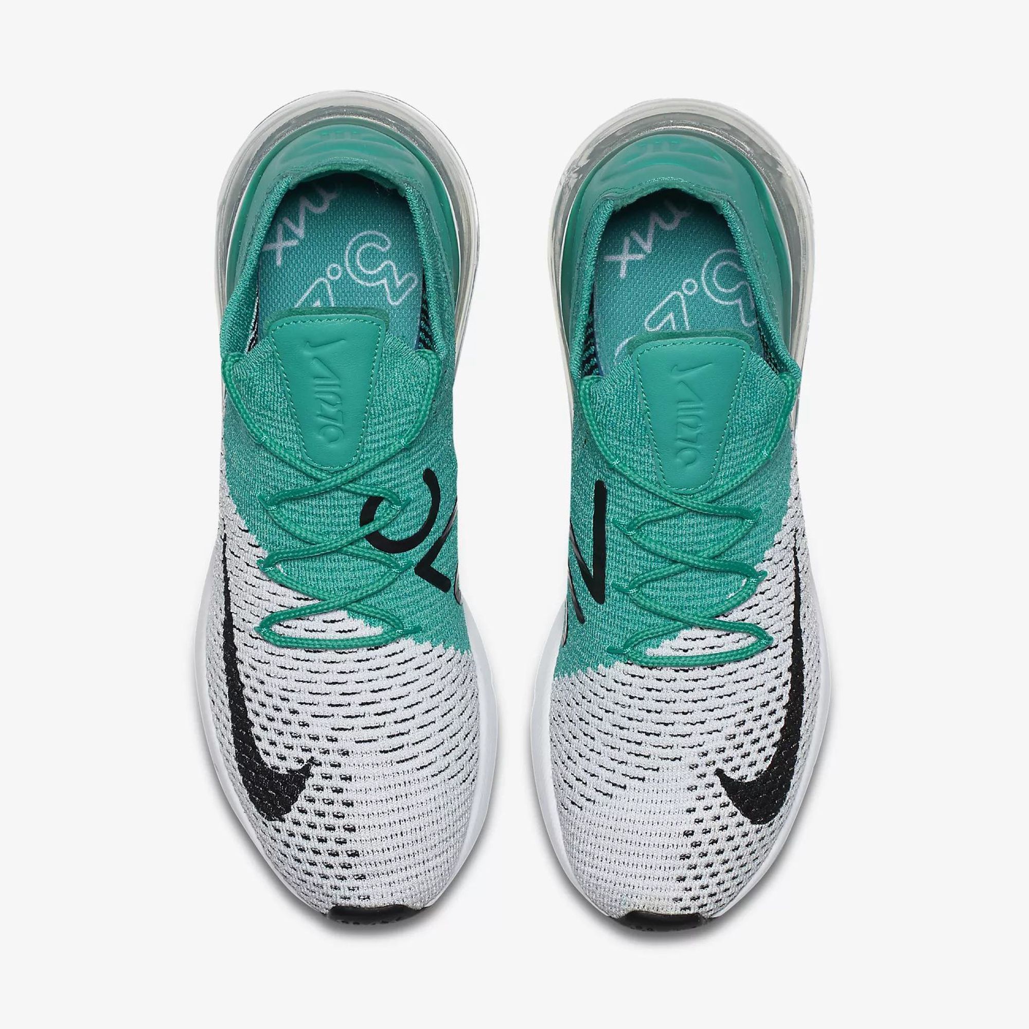 Nike Air Max 270 Flyknit - Clear Emerald