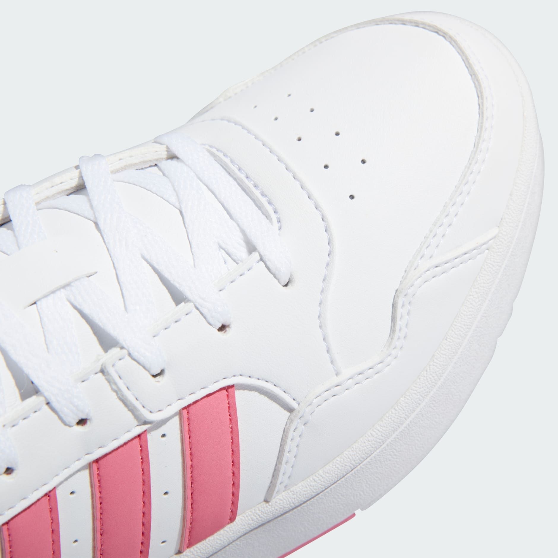  adidas Hoops 3.0 Bold - White / Pink Fusion 