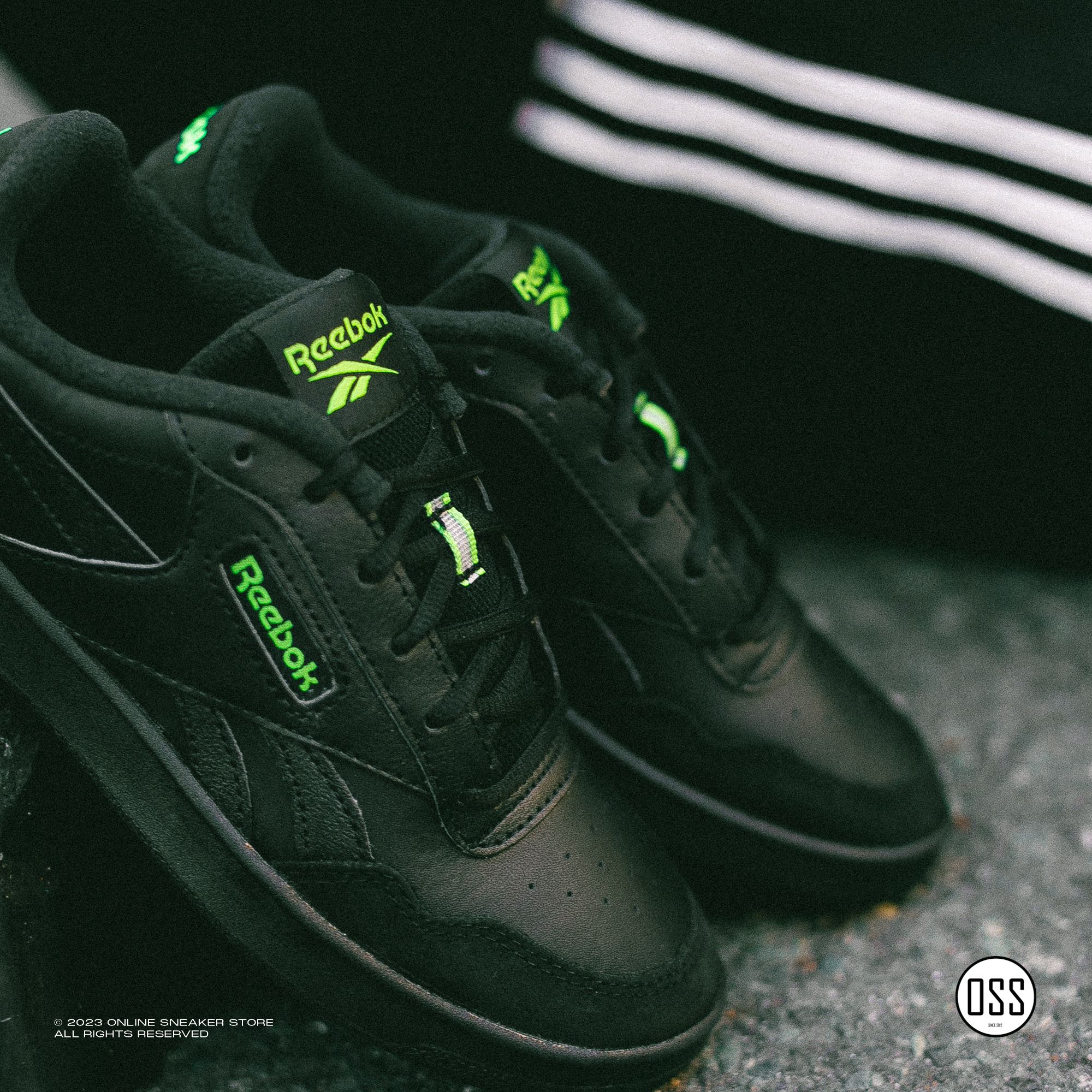  Reebok Court Advance - Black / Volt 