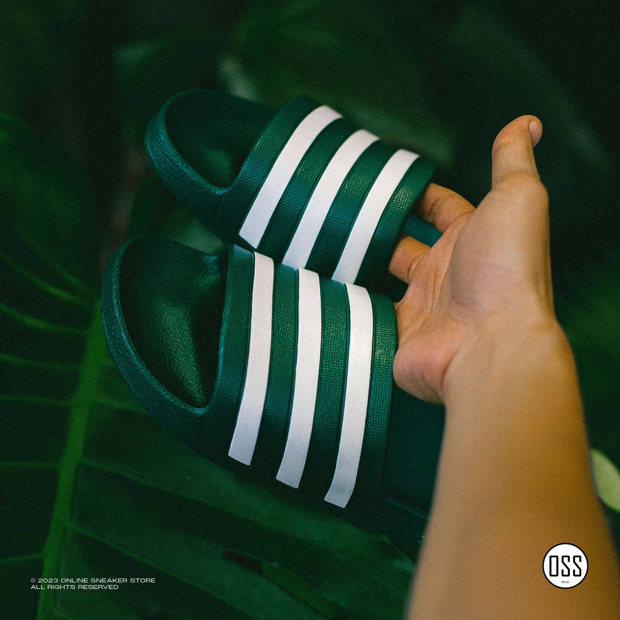adidas Adilette Aqua - Legend Ivy