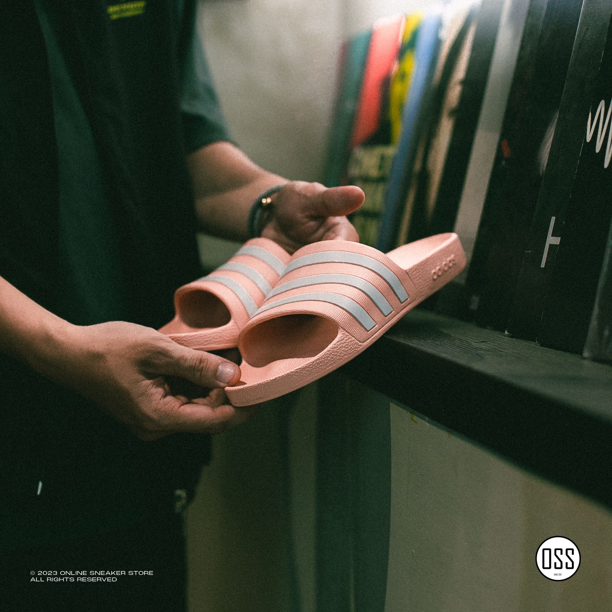  adidas Adilette Aqua - Vapour Pink 