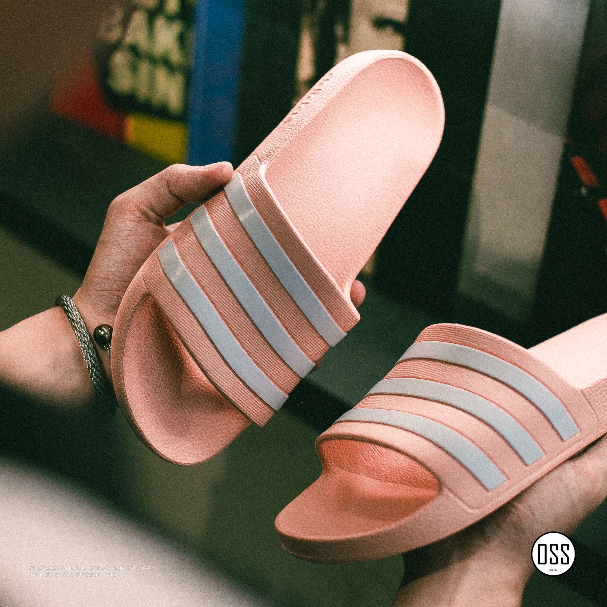  adidas Adilette Aqua - Vapour Pink 