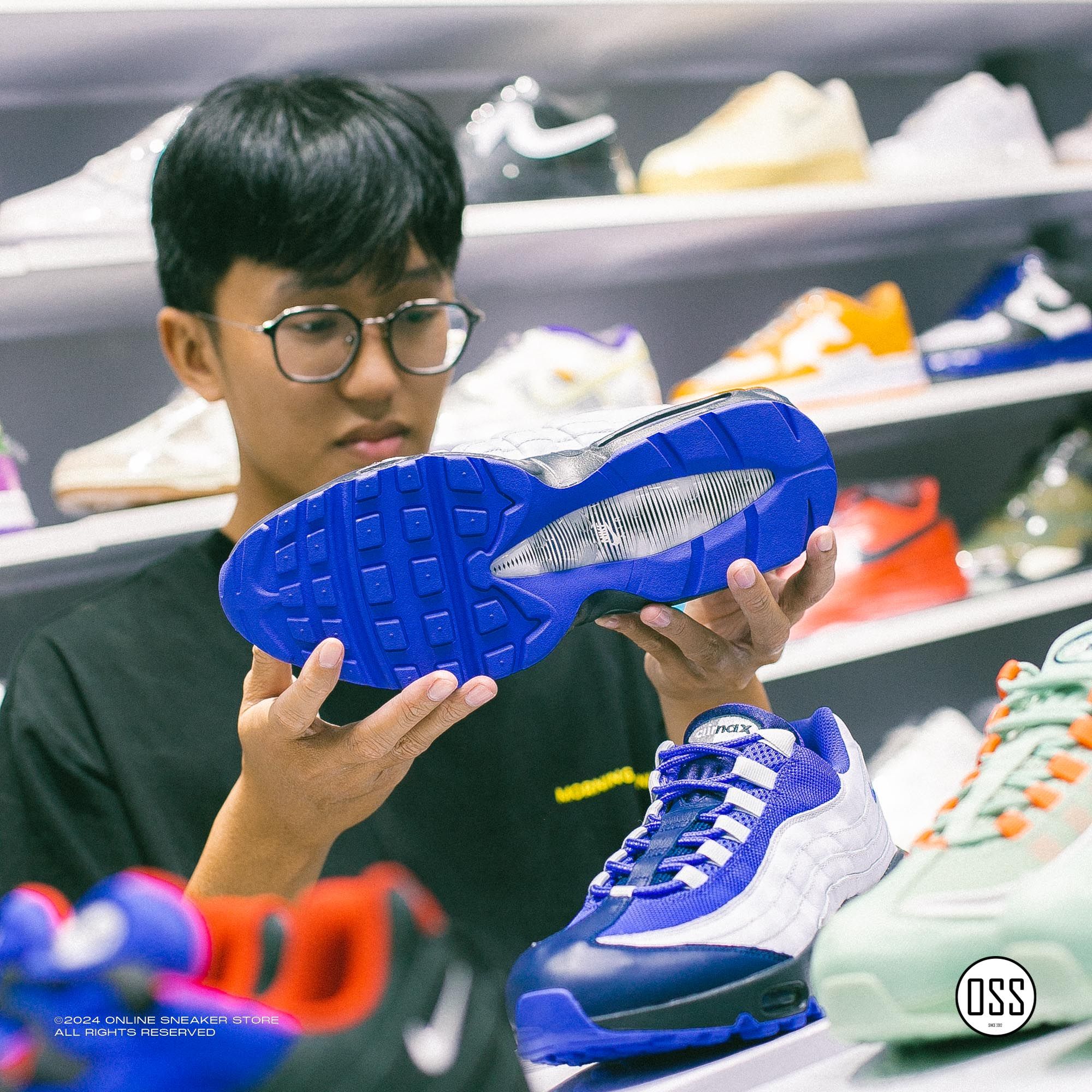 Nike Air Max 95 By You - White / Blue