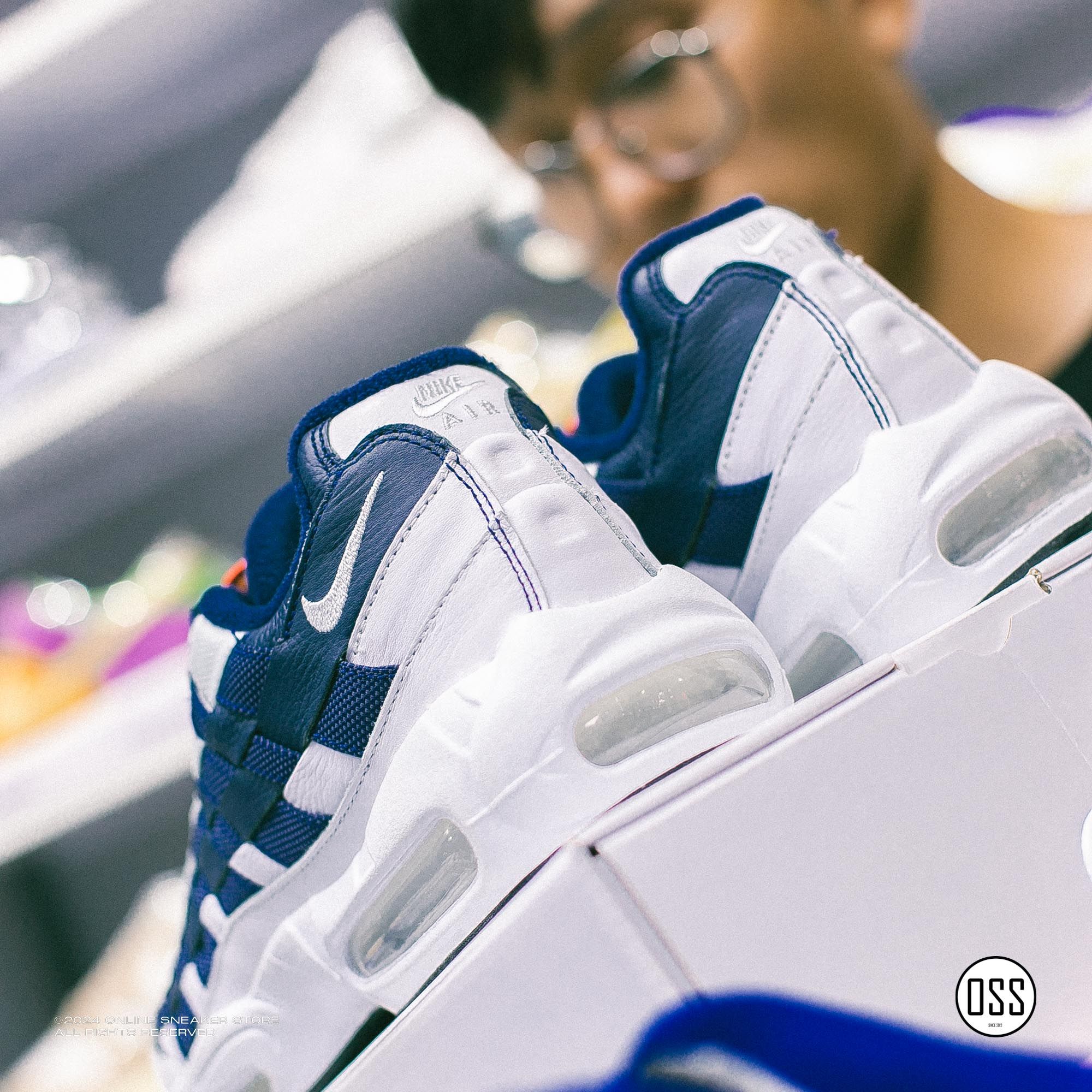  Nike Air Max 95 By You - White / Navy 