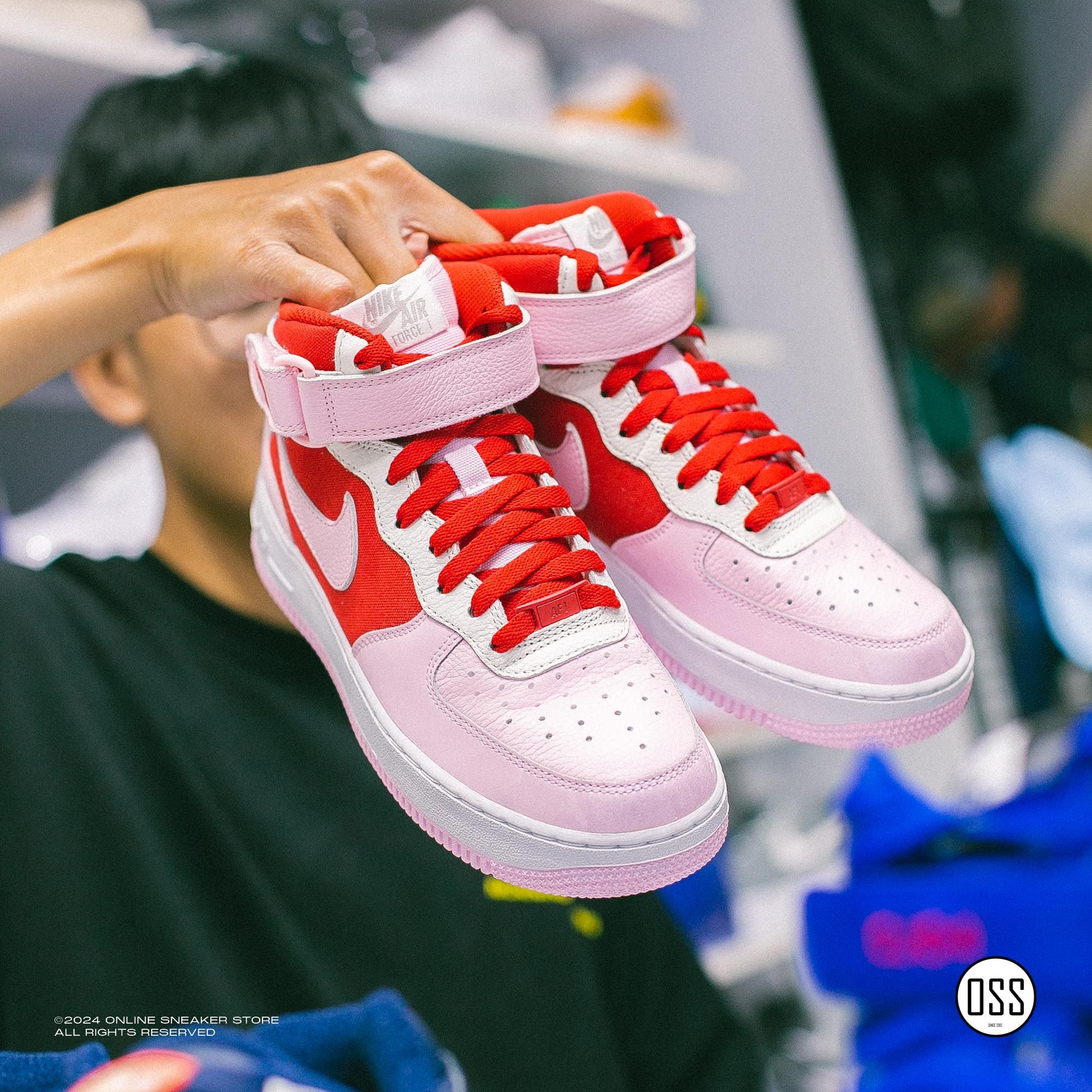  Nike Air Force 1 Mid By You - Valentine 