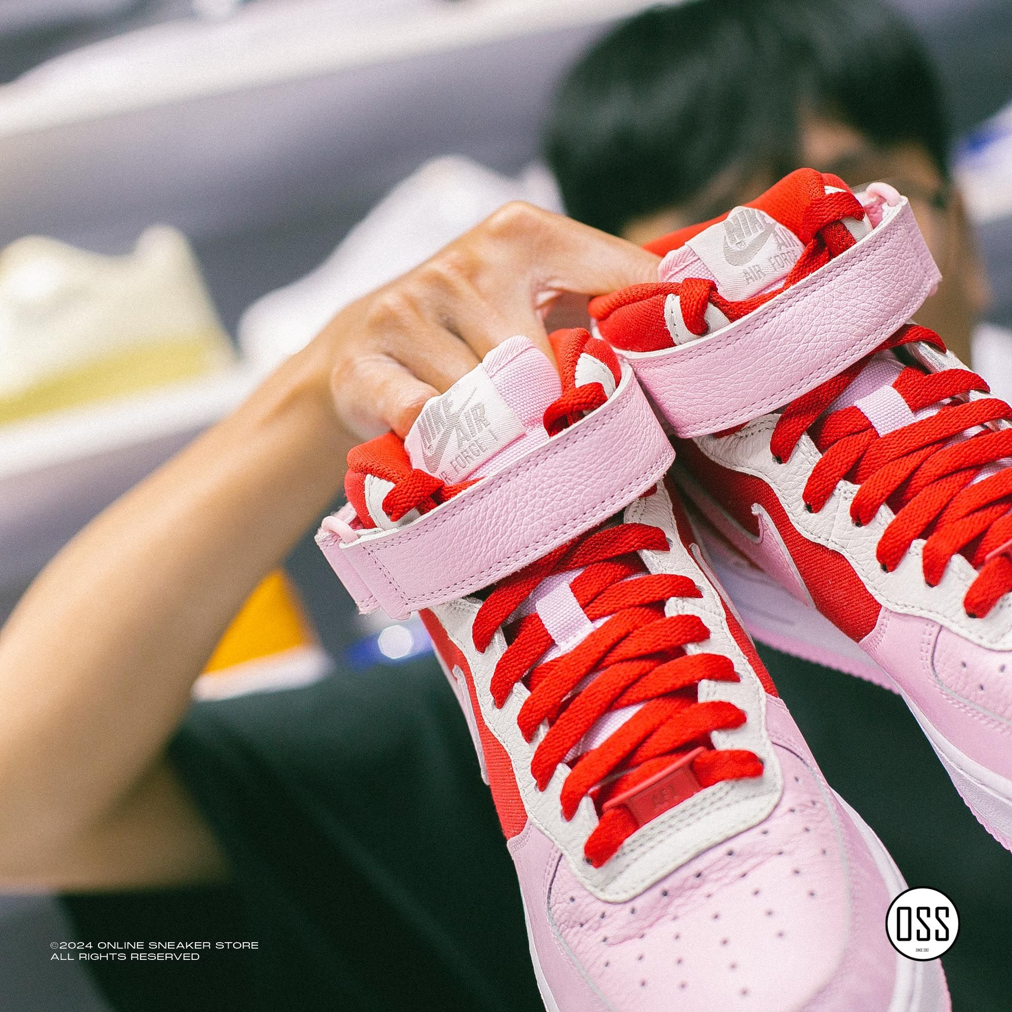  Nike Air Force 1 Mid By You - Valentine 