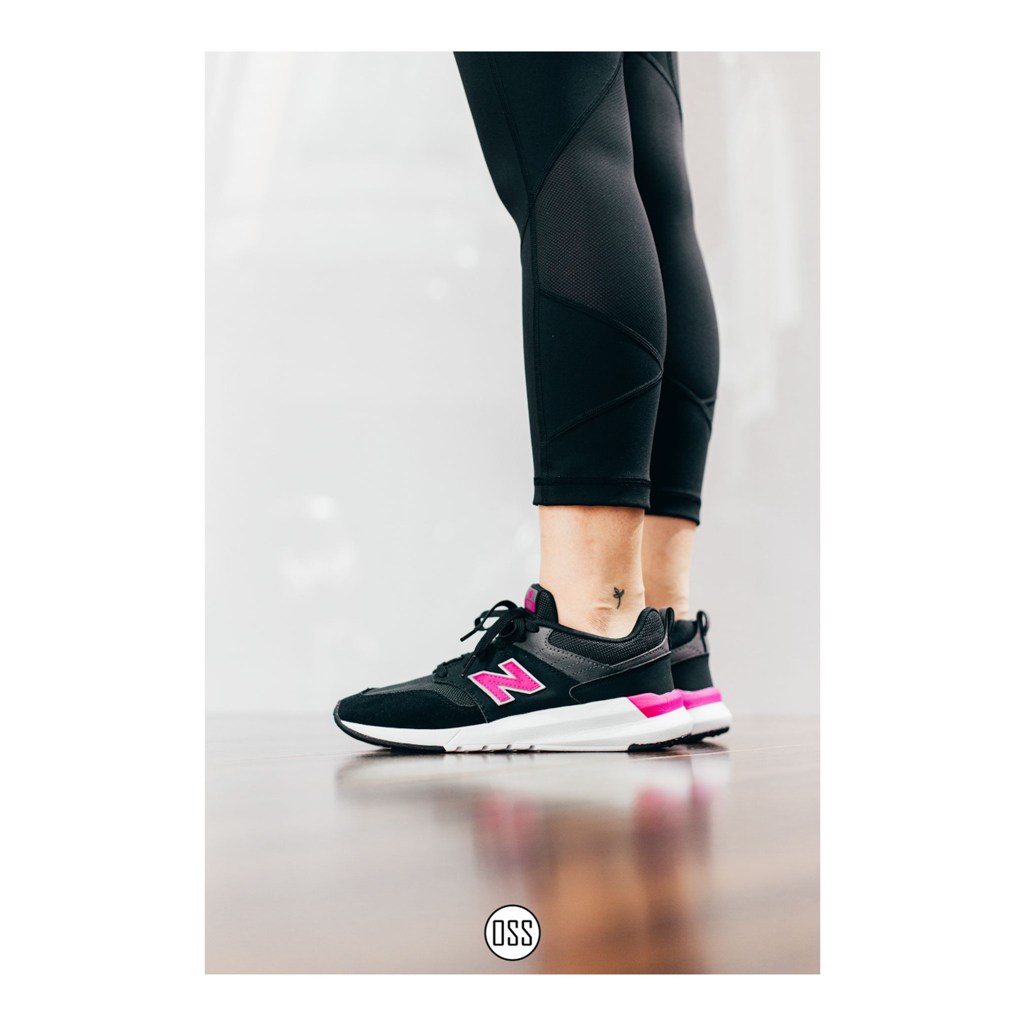 New Balance 009 'Black/Hot Pink'