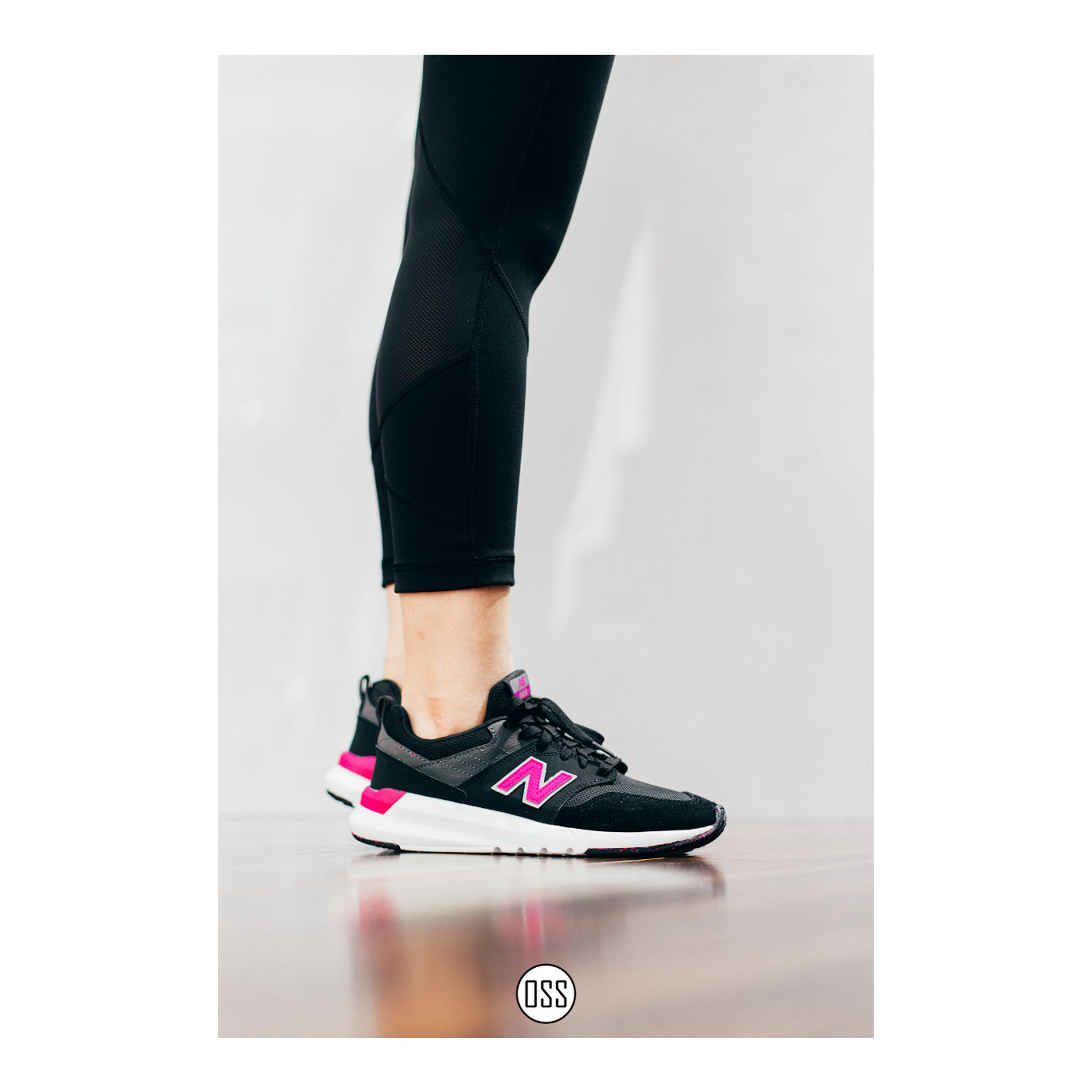 New Balance 009 'Black/Hot Pink'