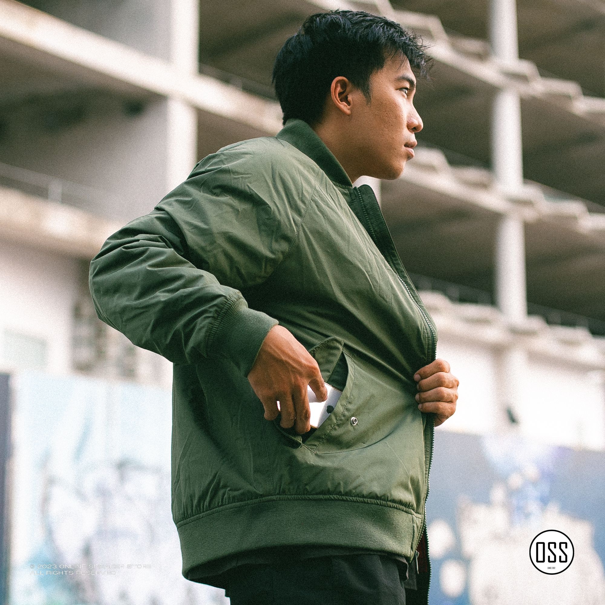 Levi's Filbert Flight Jacket - Green