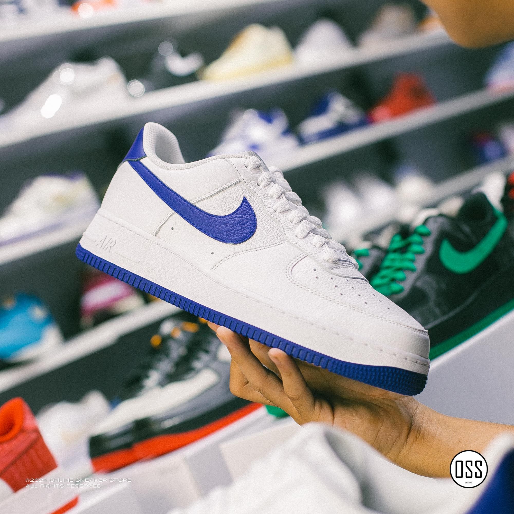  Nike Air Force 1 Low By You - White / Navy 