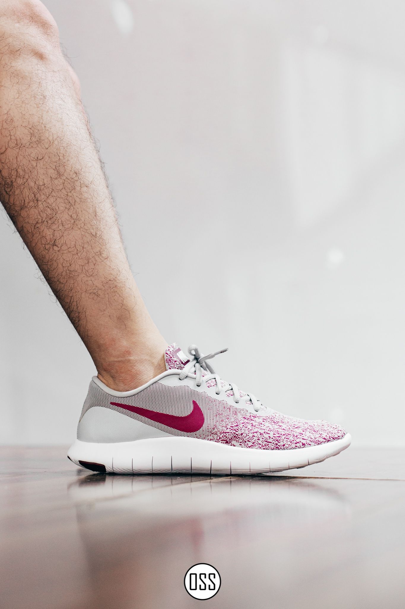 Nike Flex Contact 'Wolf Grey/Bordeaux-White'