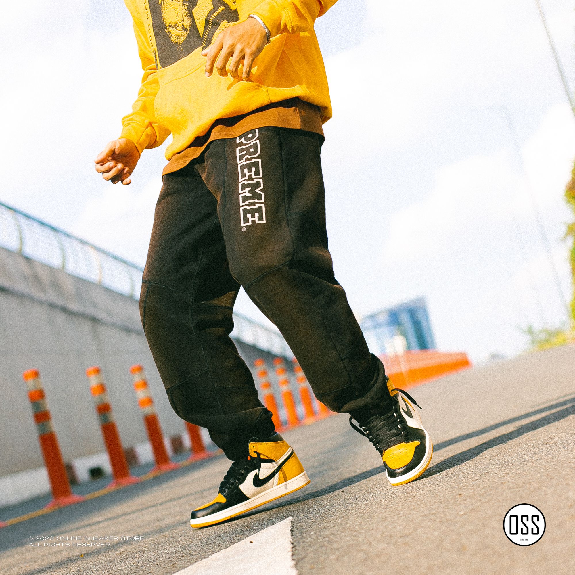 Supreme Patchwork Sweatpant (FW20) - Black