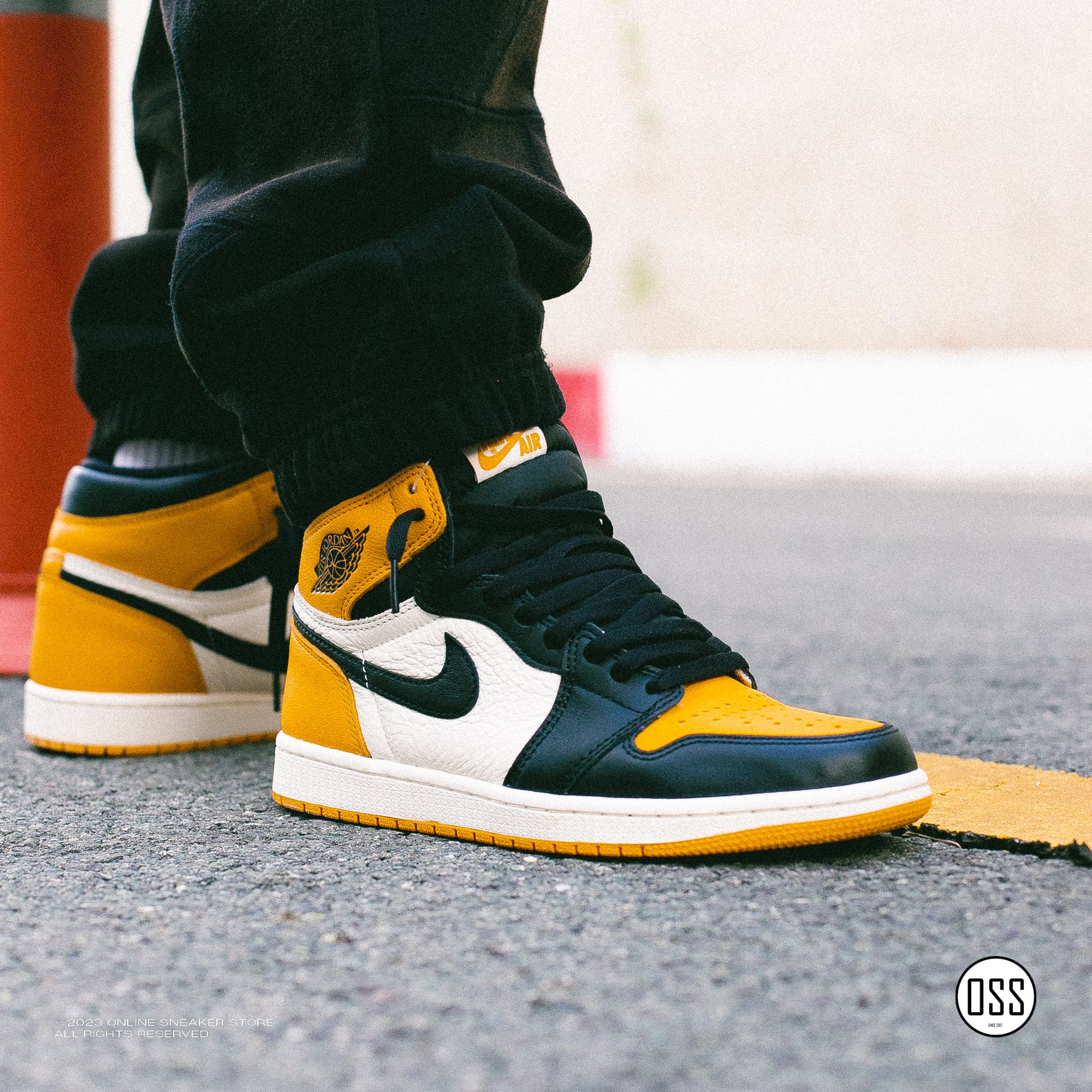  Air Jordan 1 High Retro OG - Taxi 