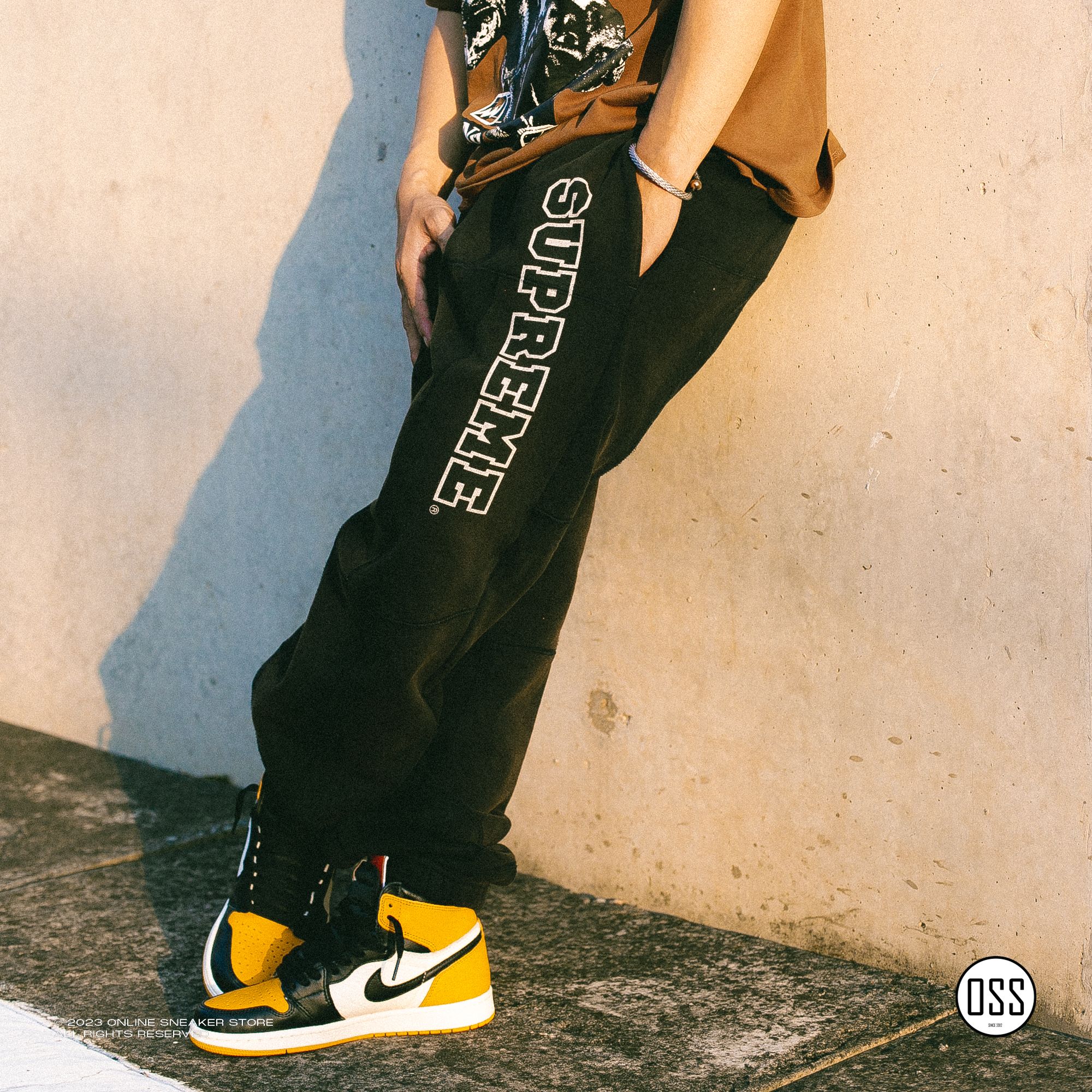 Supreme Patchwork Sweatpant (FW20) - Black