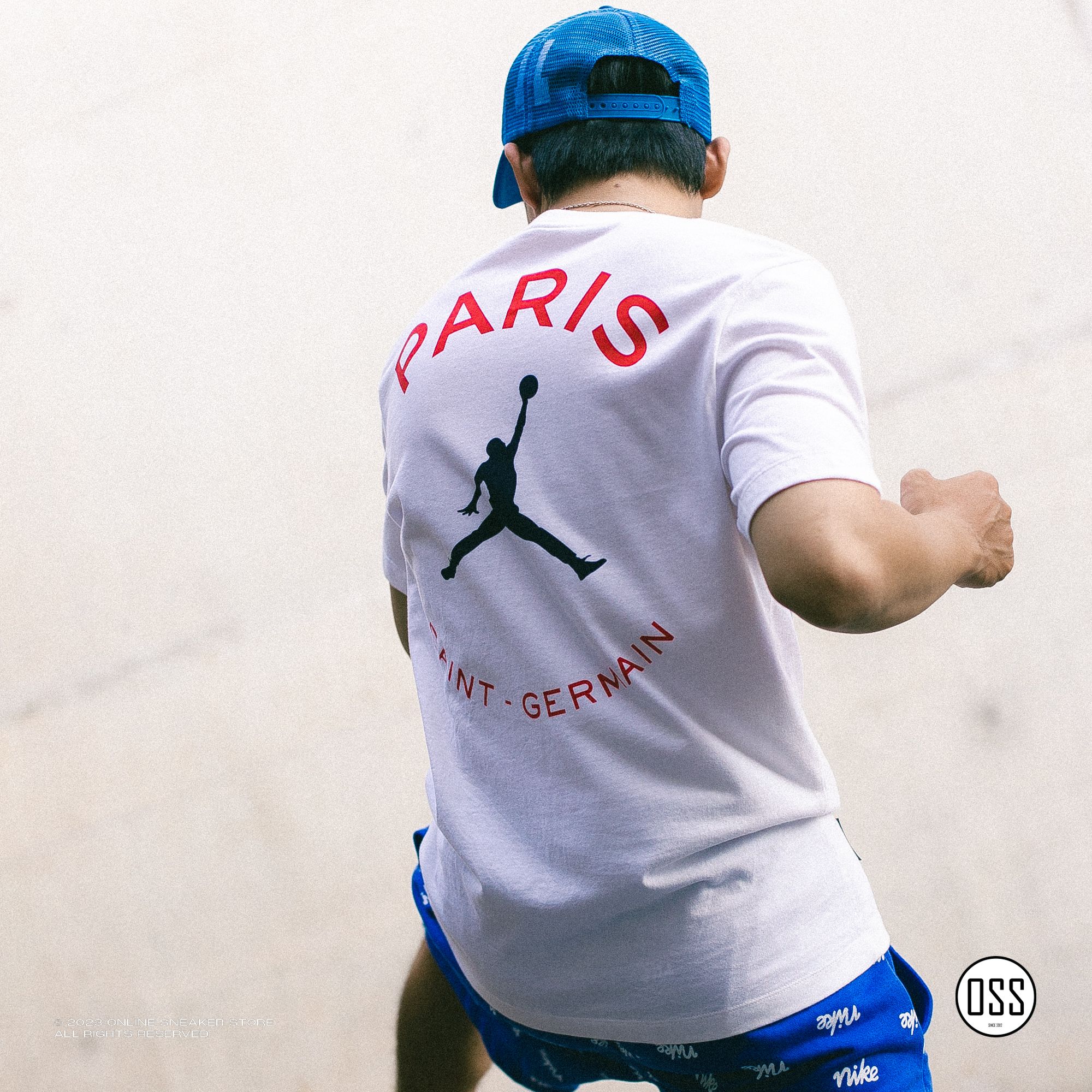  Paris Saint-German x Jordan Short-Sleeve T-Shirt - White 