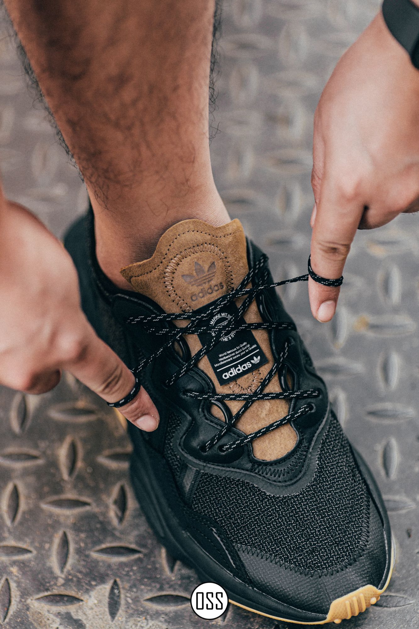 adidas Ozweego 'Black/Gum'
