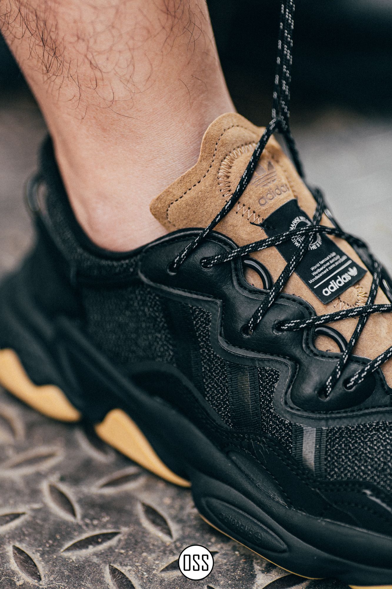 adidas Ozweego 'Black/Gum'