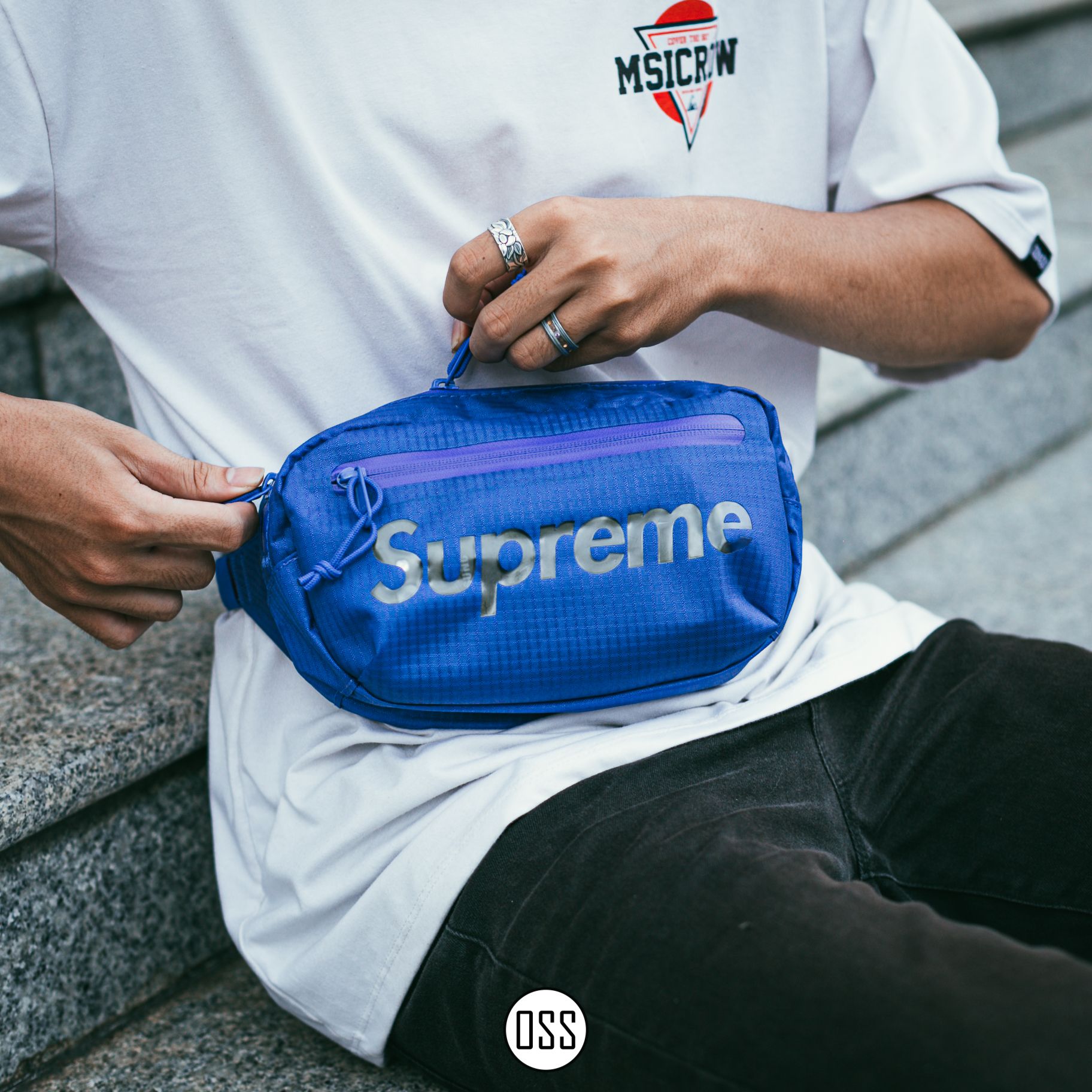 Supreme Waist Bag SS21 - Blue
