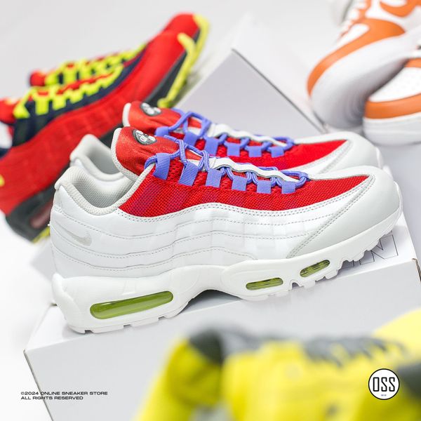  Nike Air Max 95 By You - White / Red 