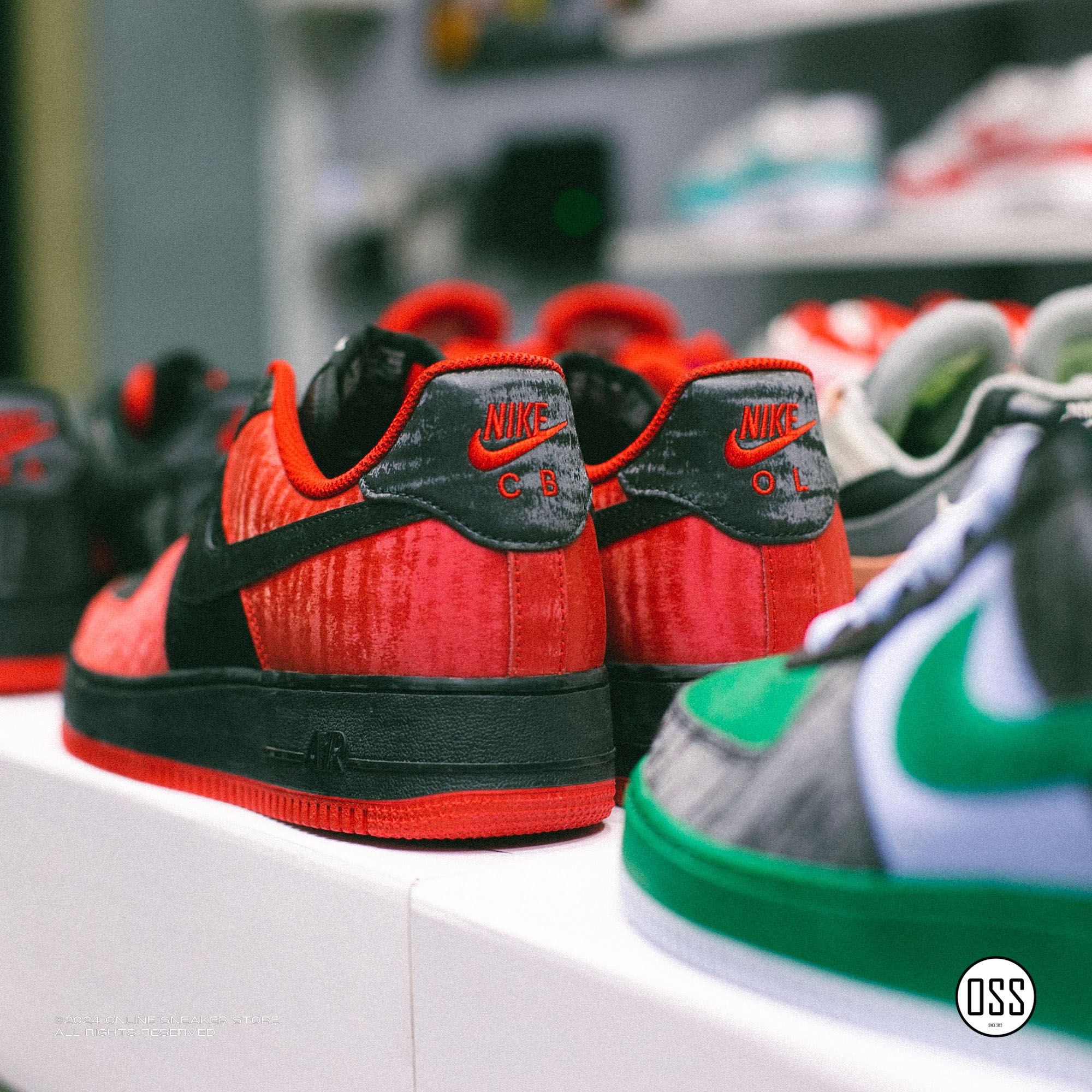 Nike Air Force 1 Low By You - Red / Black