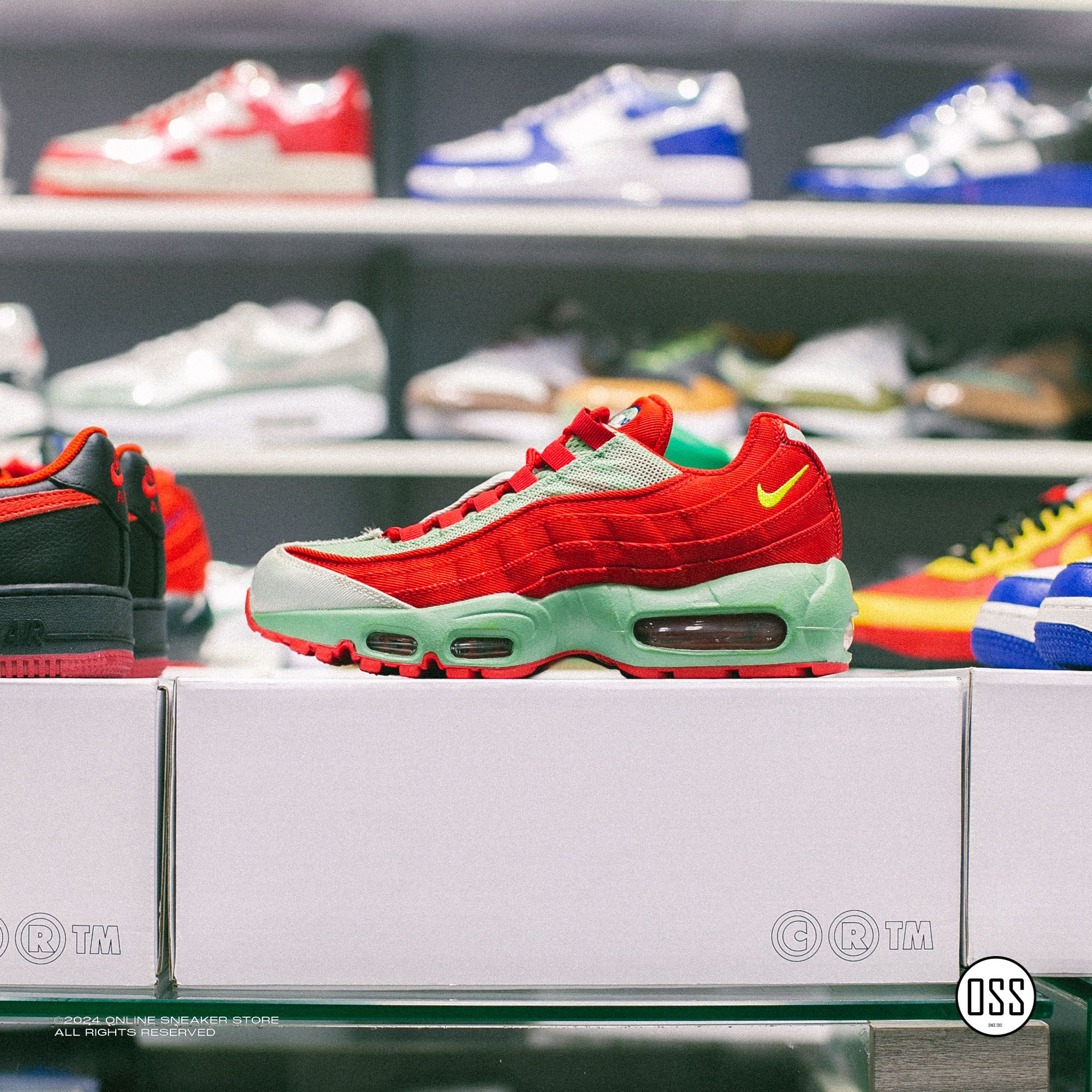 Nike Air Max 95 By You - Red / Mint