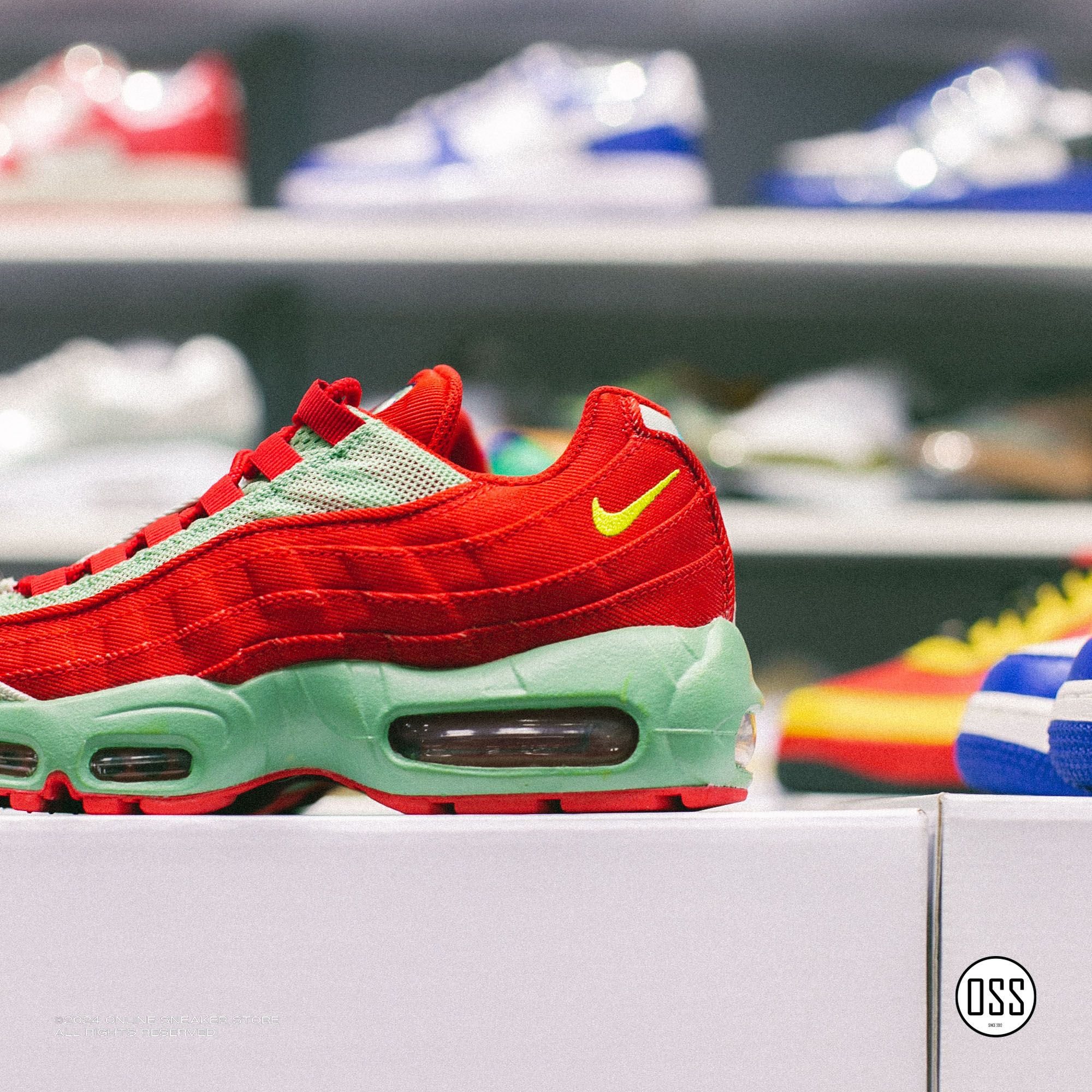 Nike Air Max 95 By You - Red / Mint