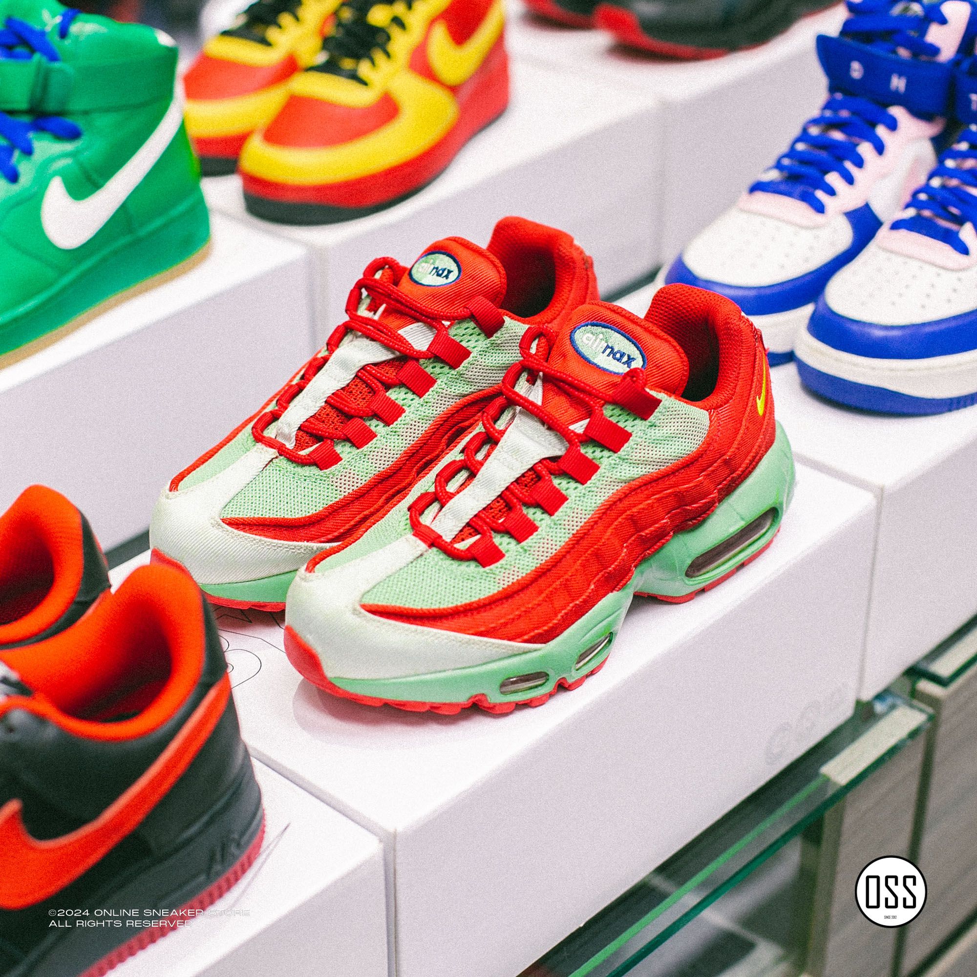 Nike Air Max 95 By You - Red / Mint