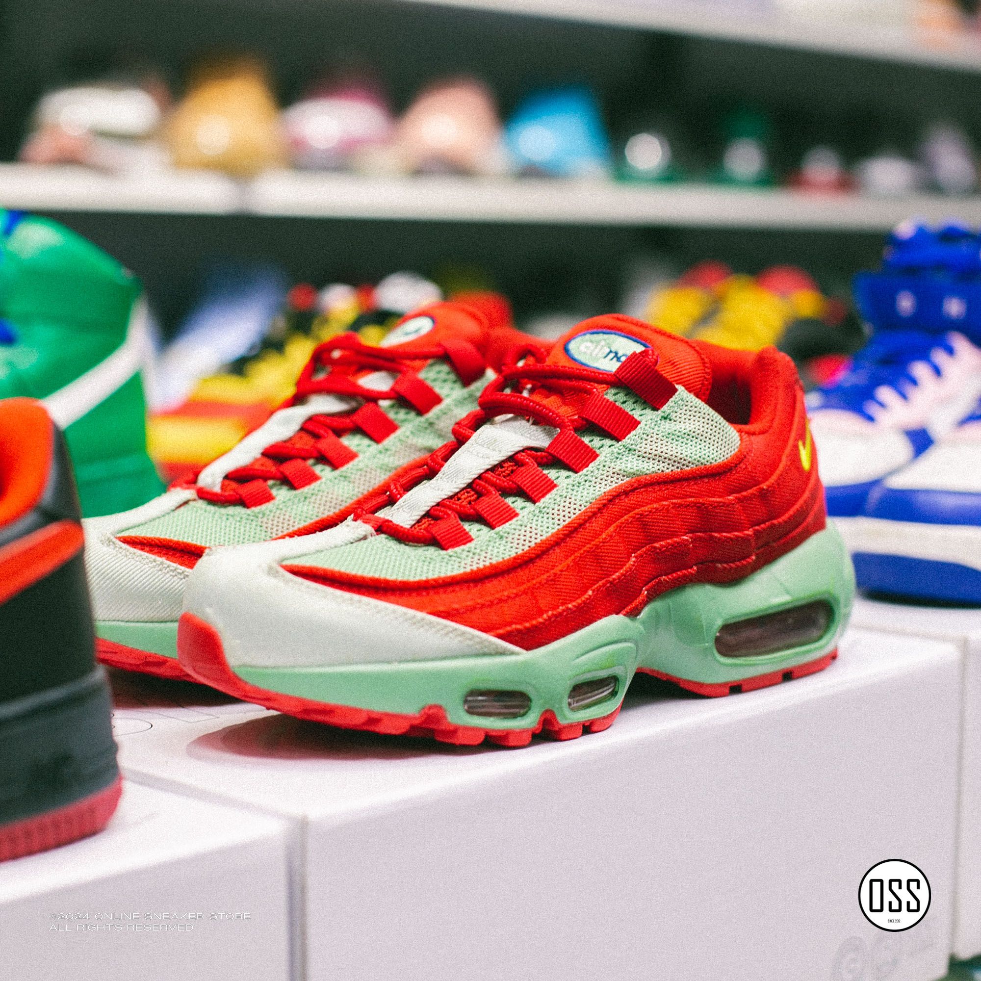 Nike Air Max 95 By You - Red / Mint