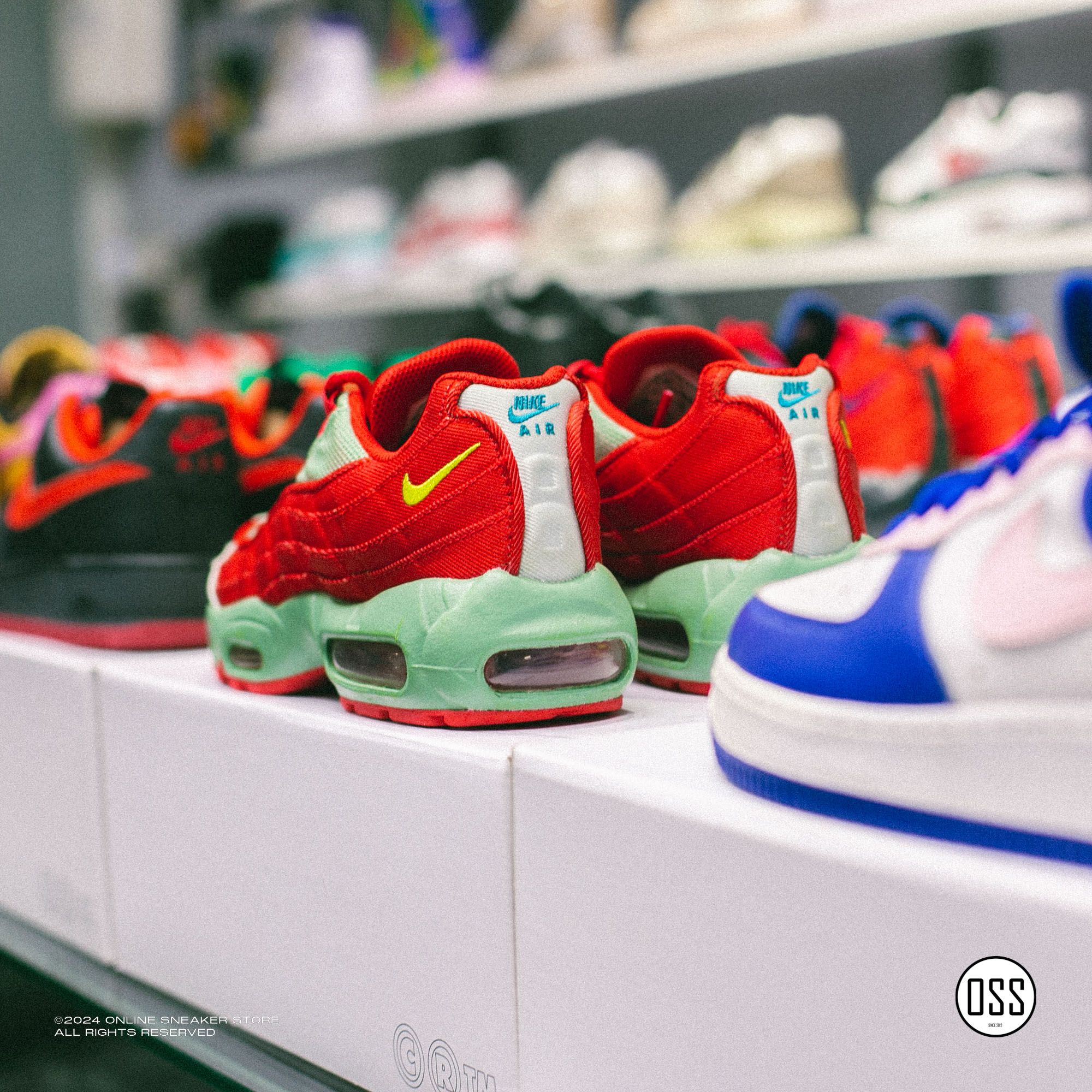 Nike Air Max 95 By You - Red / Mint