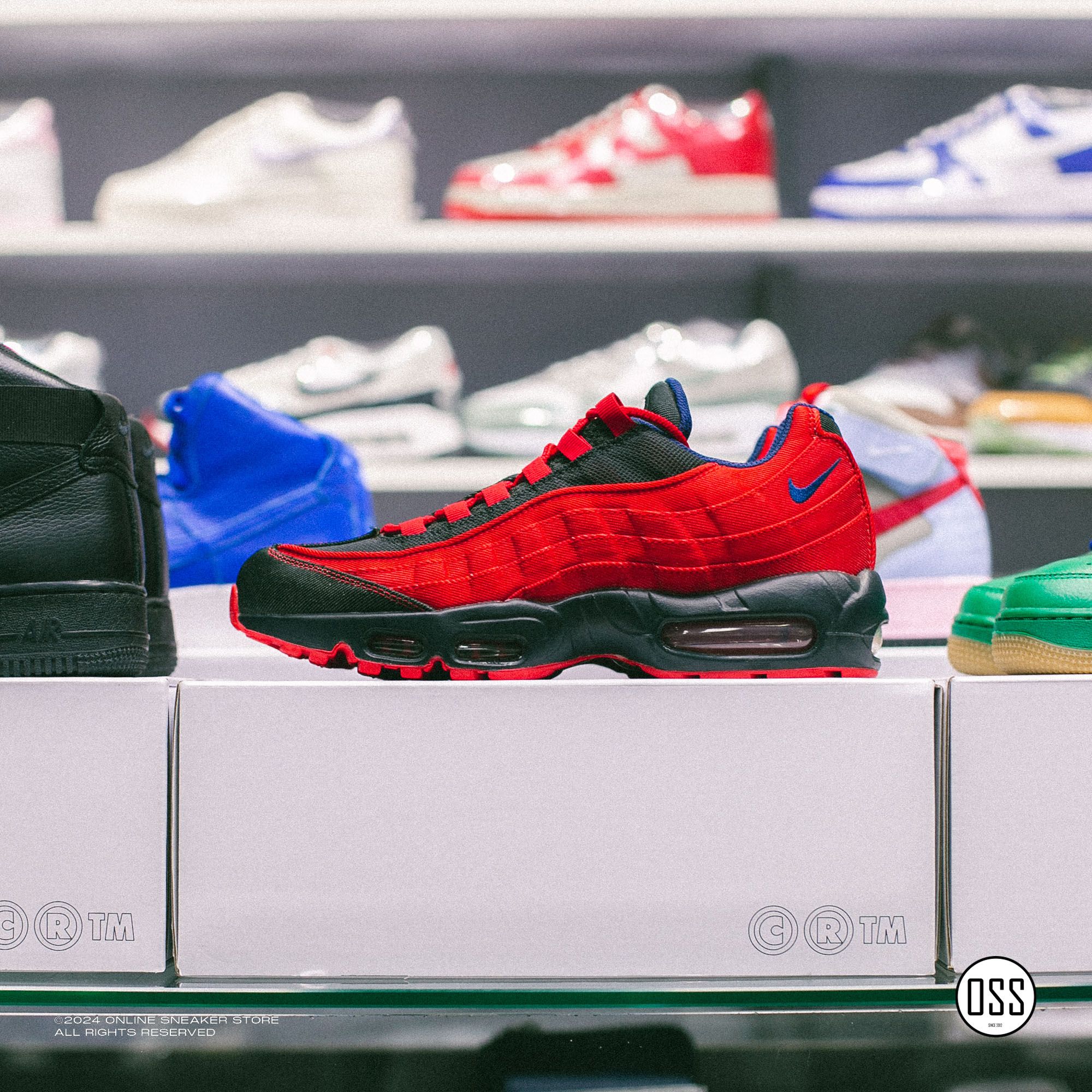Nike Air Max 95 By You - Red / Navy