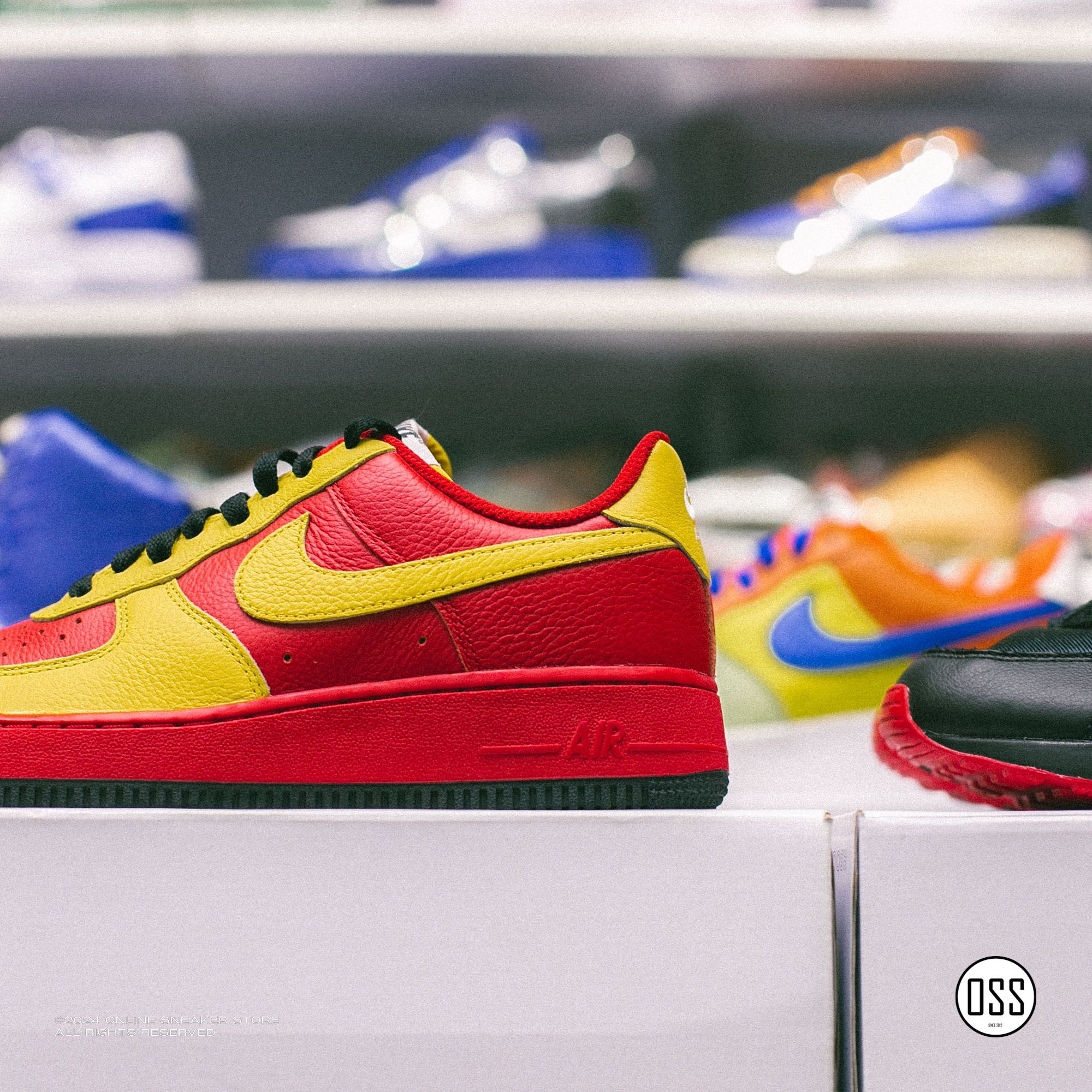 Nike Air Force 1 Low By You - Red / Yellow