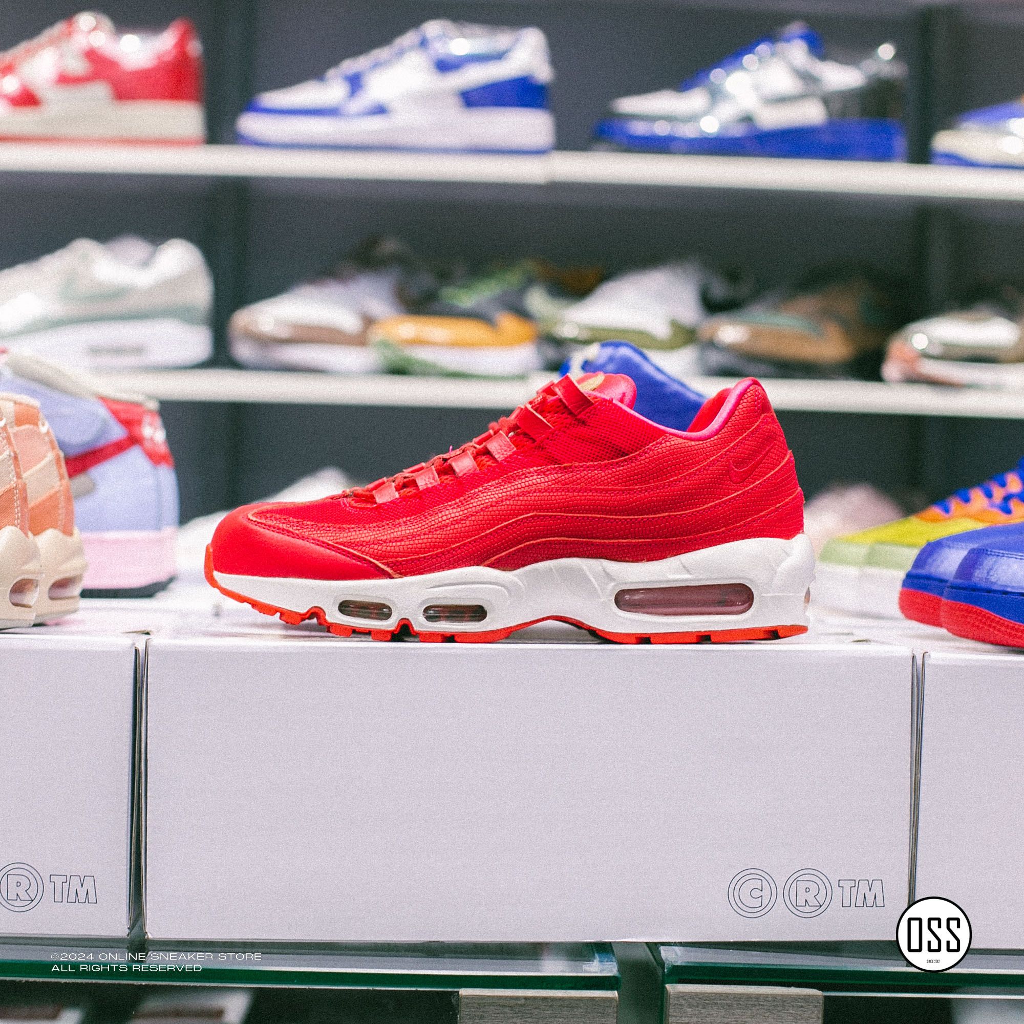 Nike Air Max 95 By You - Red / White