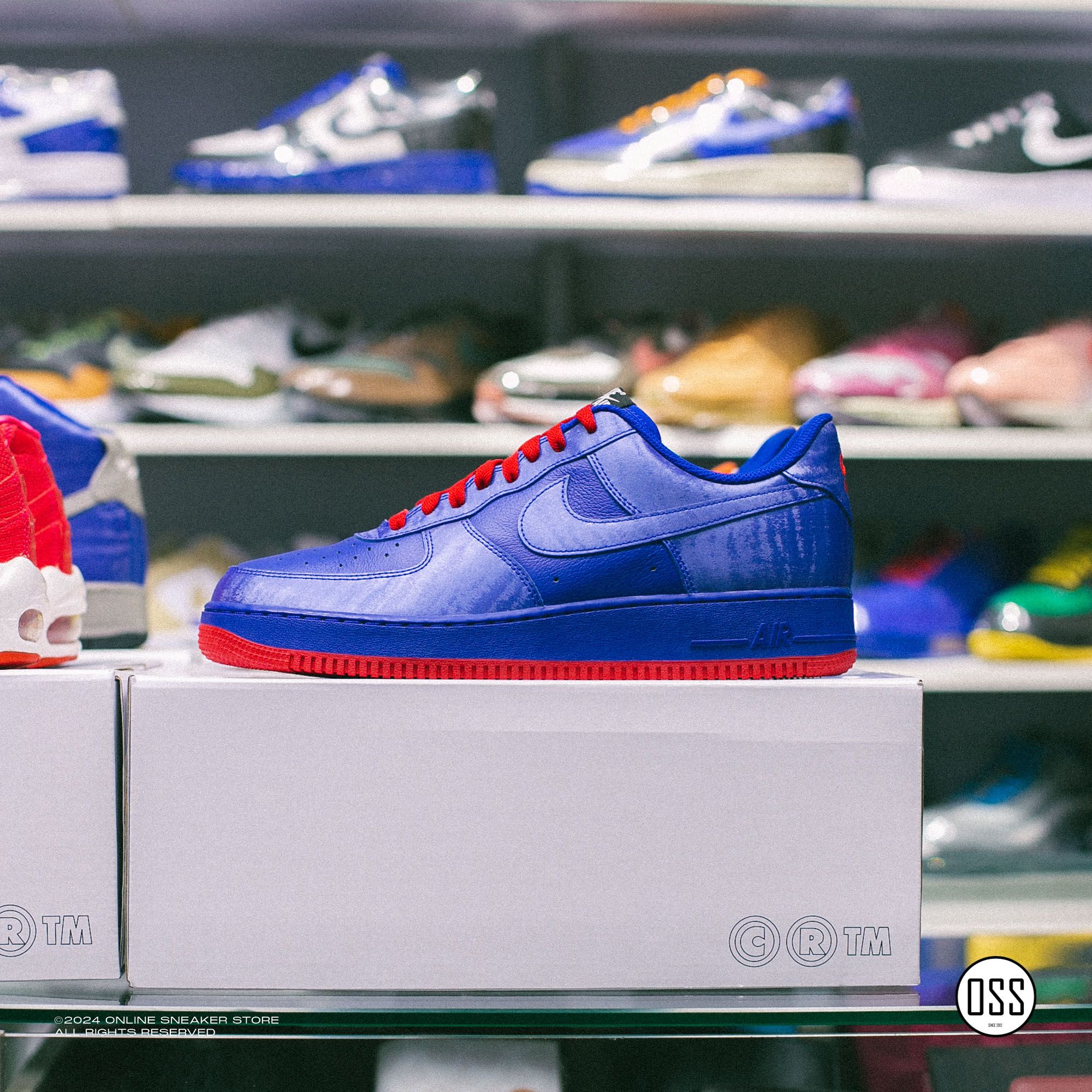 Nike Air Force 1 Low By You - Blue / Red