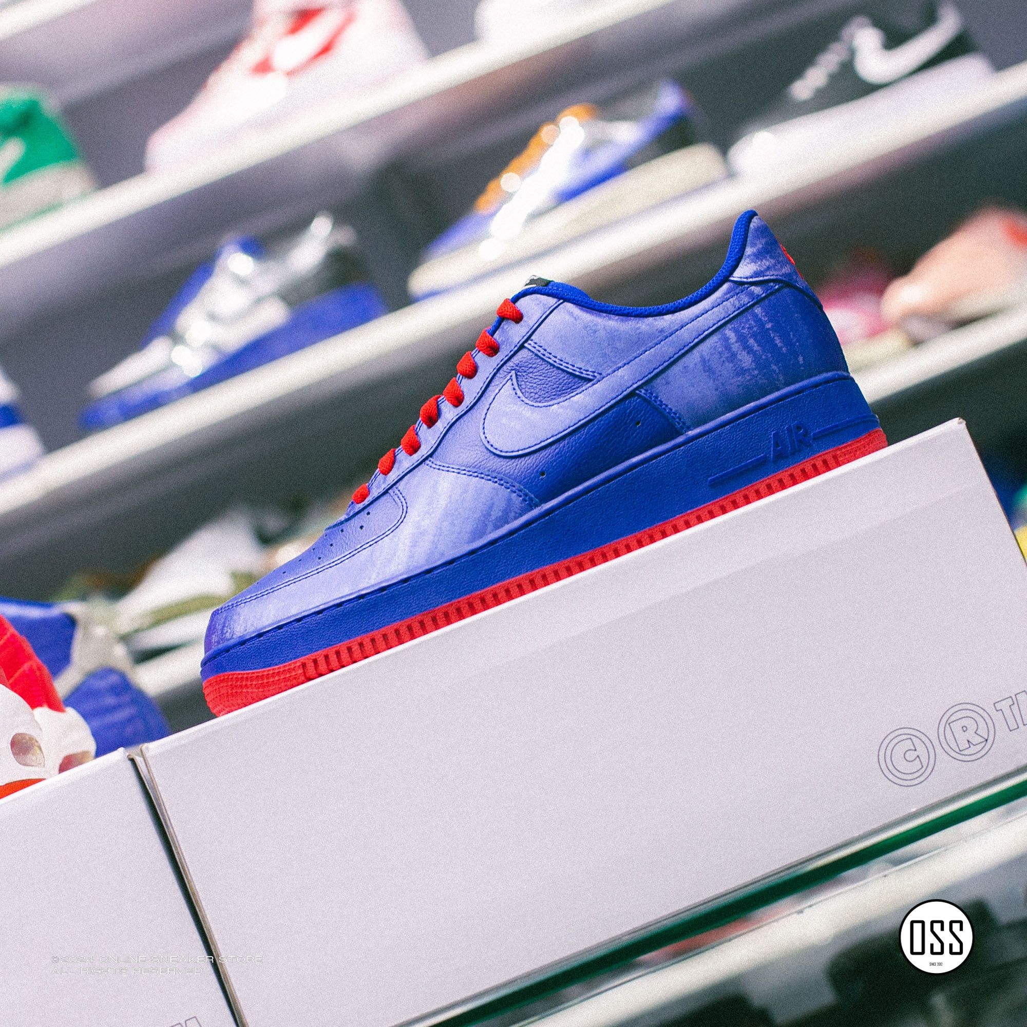 Nike Air Force 1 Low By You - Blue / Red