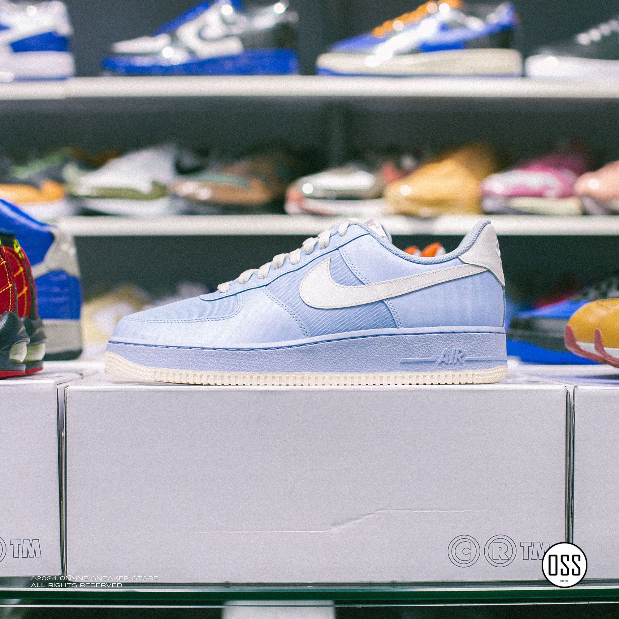 Nike Air Force 1 Low By You - Satin Baby Blue