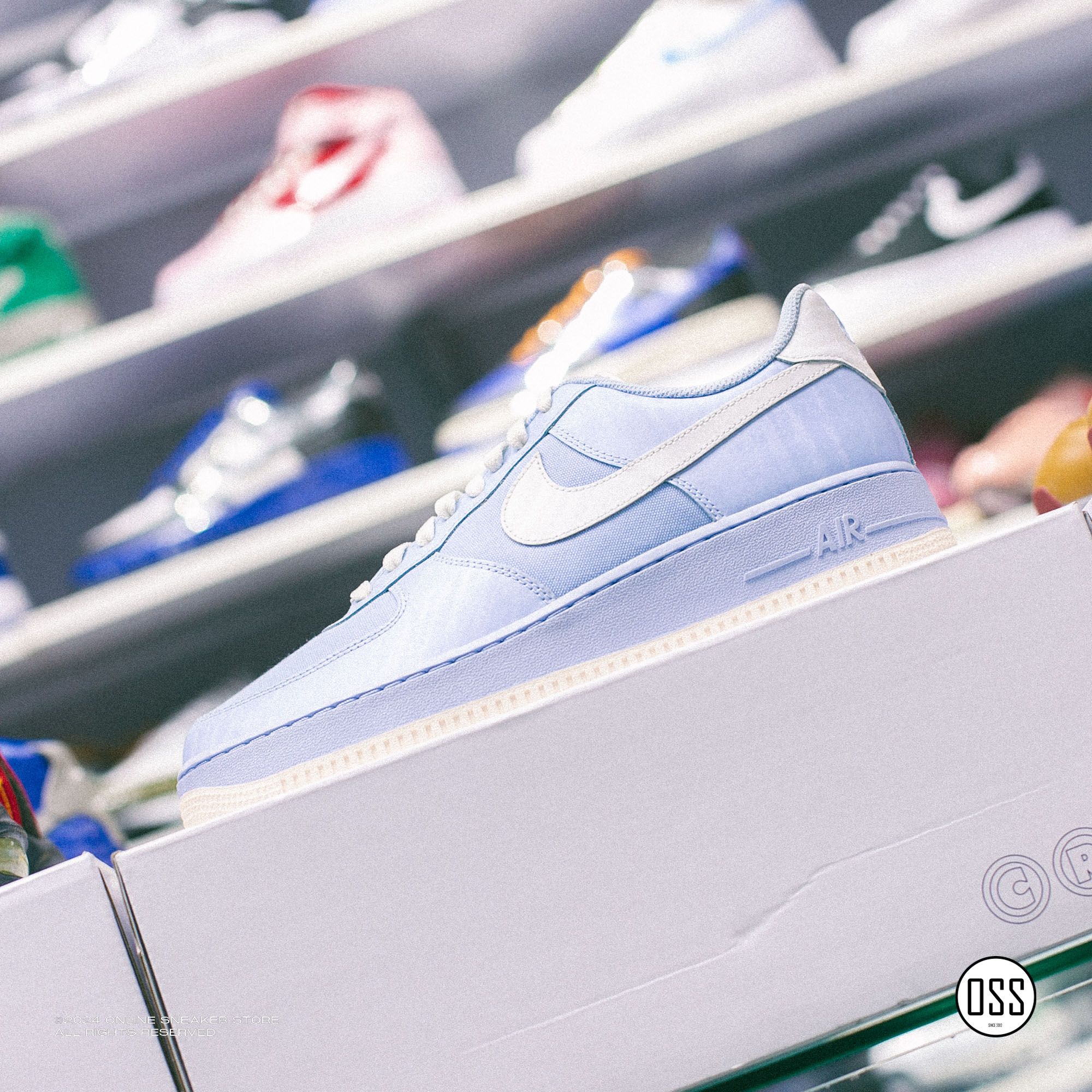 Nike Air Force 1 Low By You - Satin Baby Blue