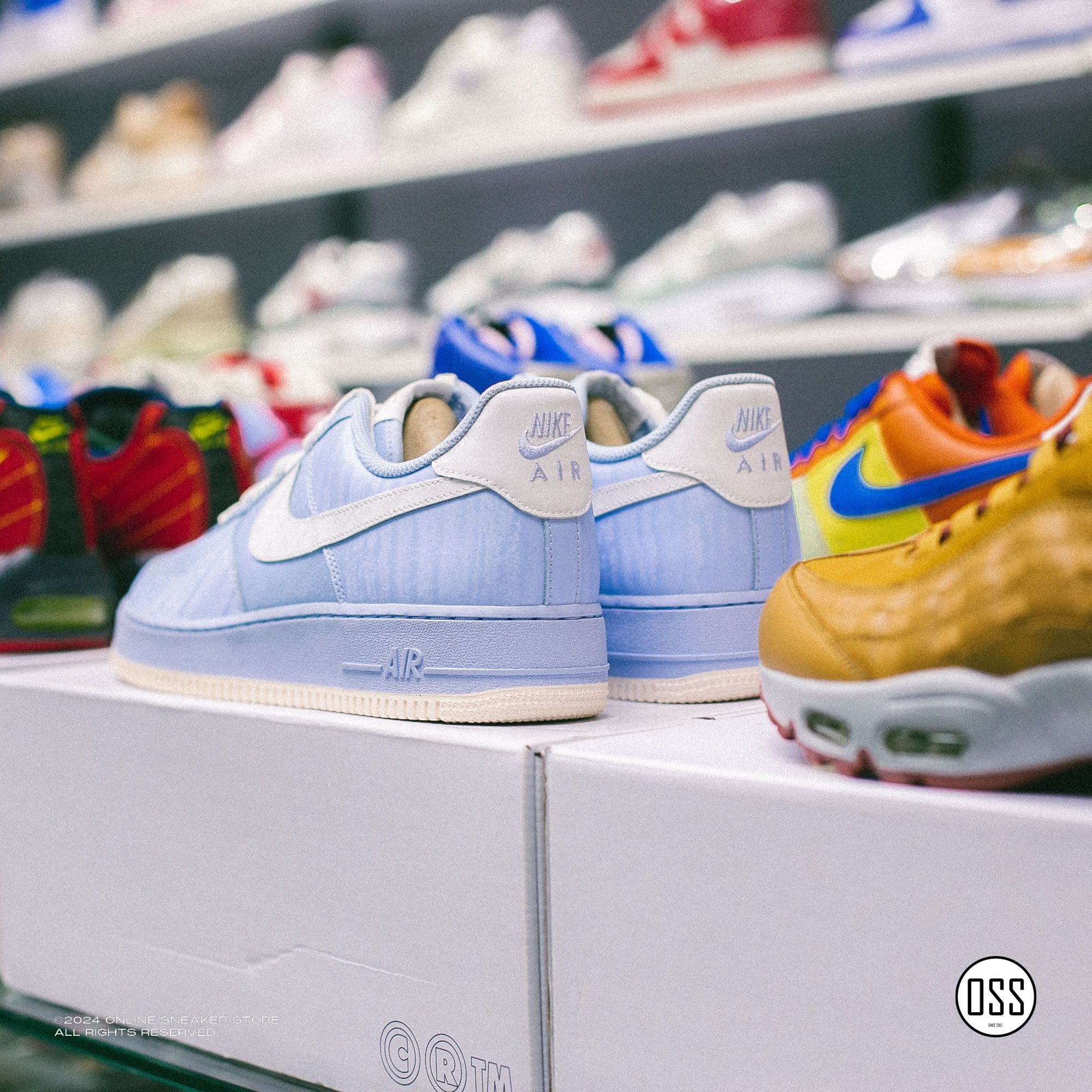 Nike Air Force 1 Low By You - Satin Baby Blue