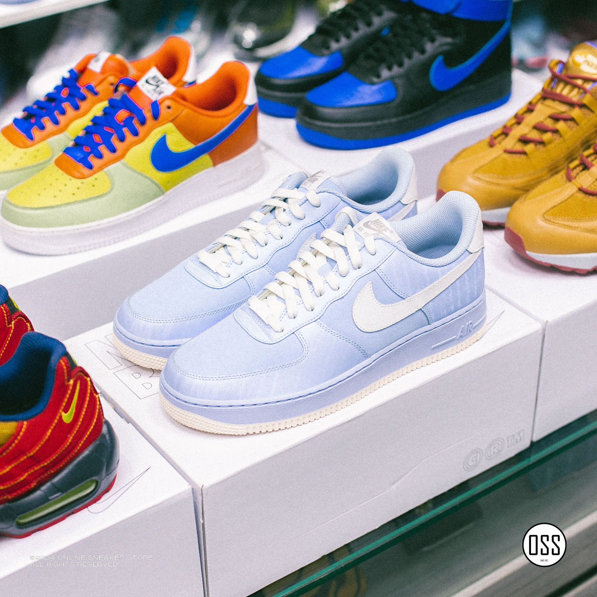 Nike Air Force 1 Low By You - Satin Baby Blue