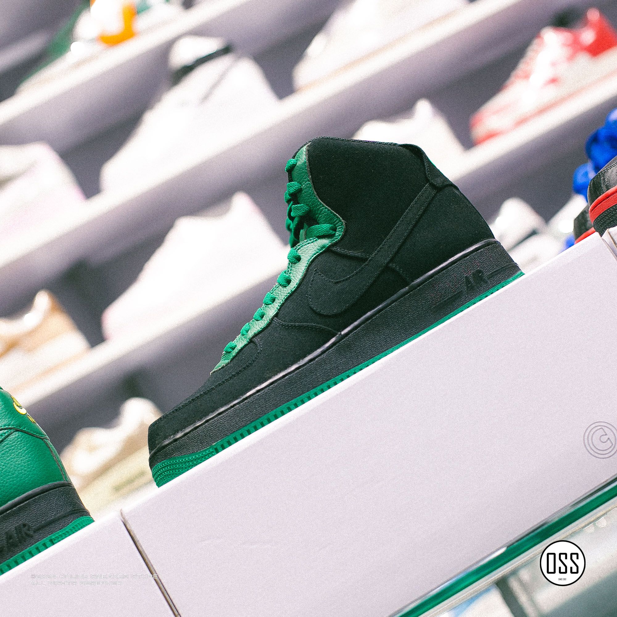 Nike Air Force 1 High By You - Black / Green