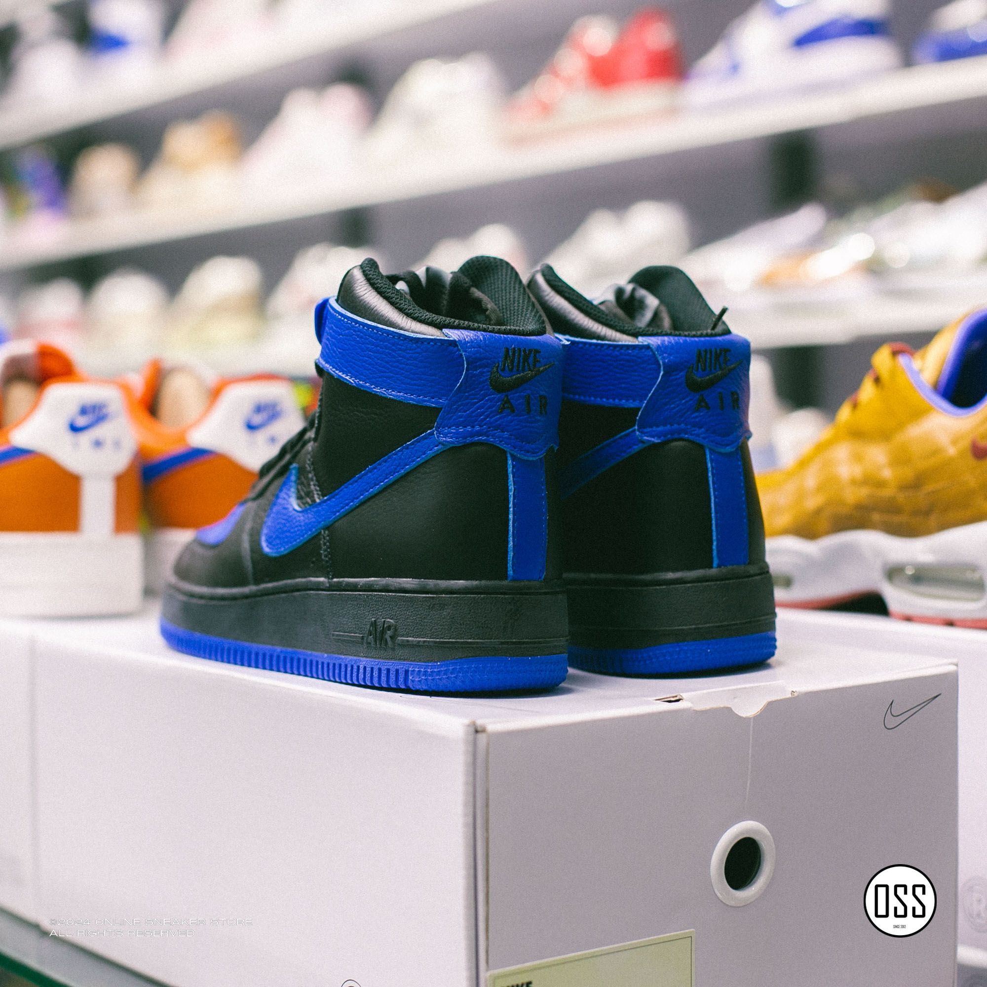 Nike Air Force 1 High By You - Royal Blue / Black